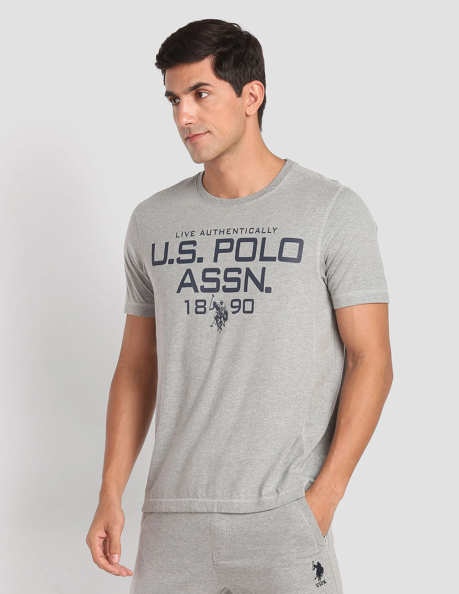 Crew Neck Tri Blend I682 Lounge T-Shirt - Pack Of 1 - Image 4