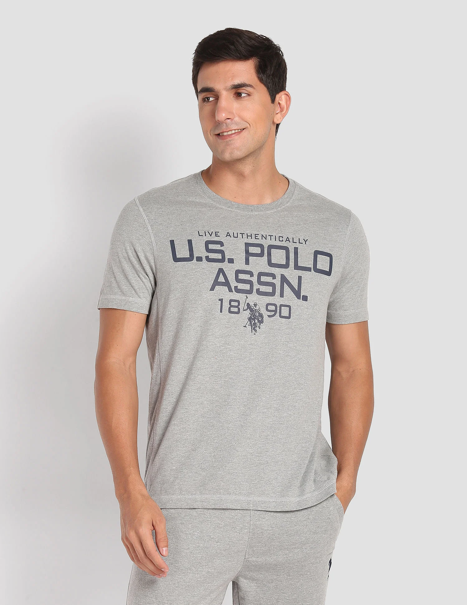 Crew Neck Tri Blend I682 Lounge T-Shirt - Pack Of 1 - Image 6