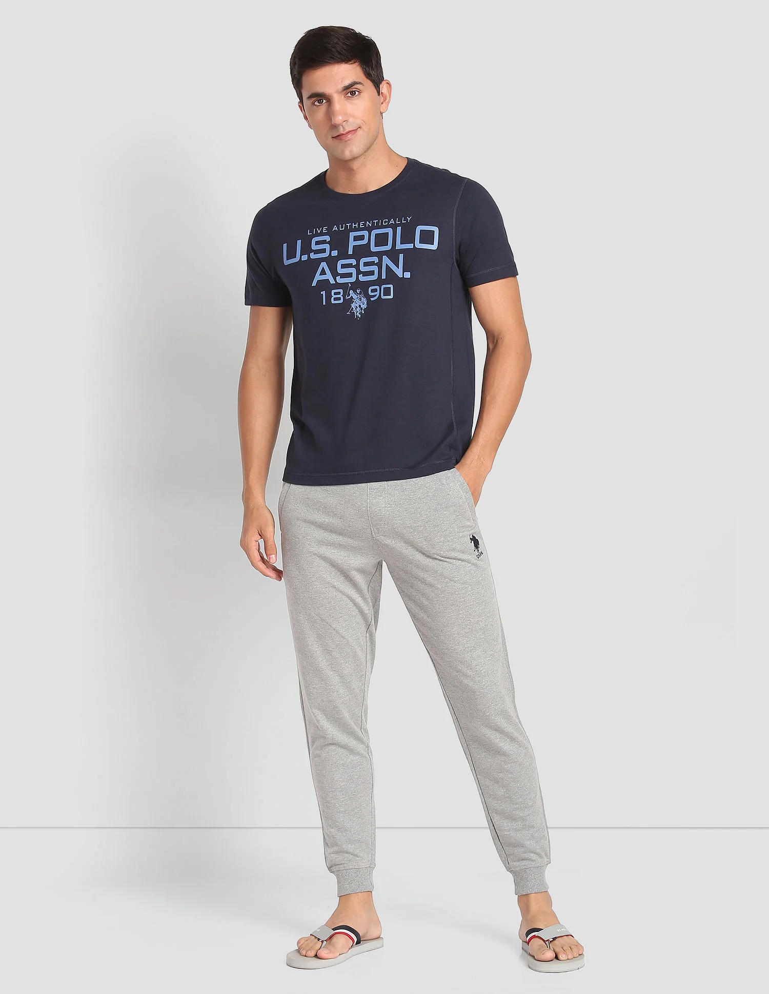 Crew Neck Tri Blend I682 Lounge T-Shirt - Pack Of 1 - Image 3