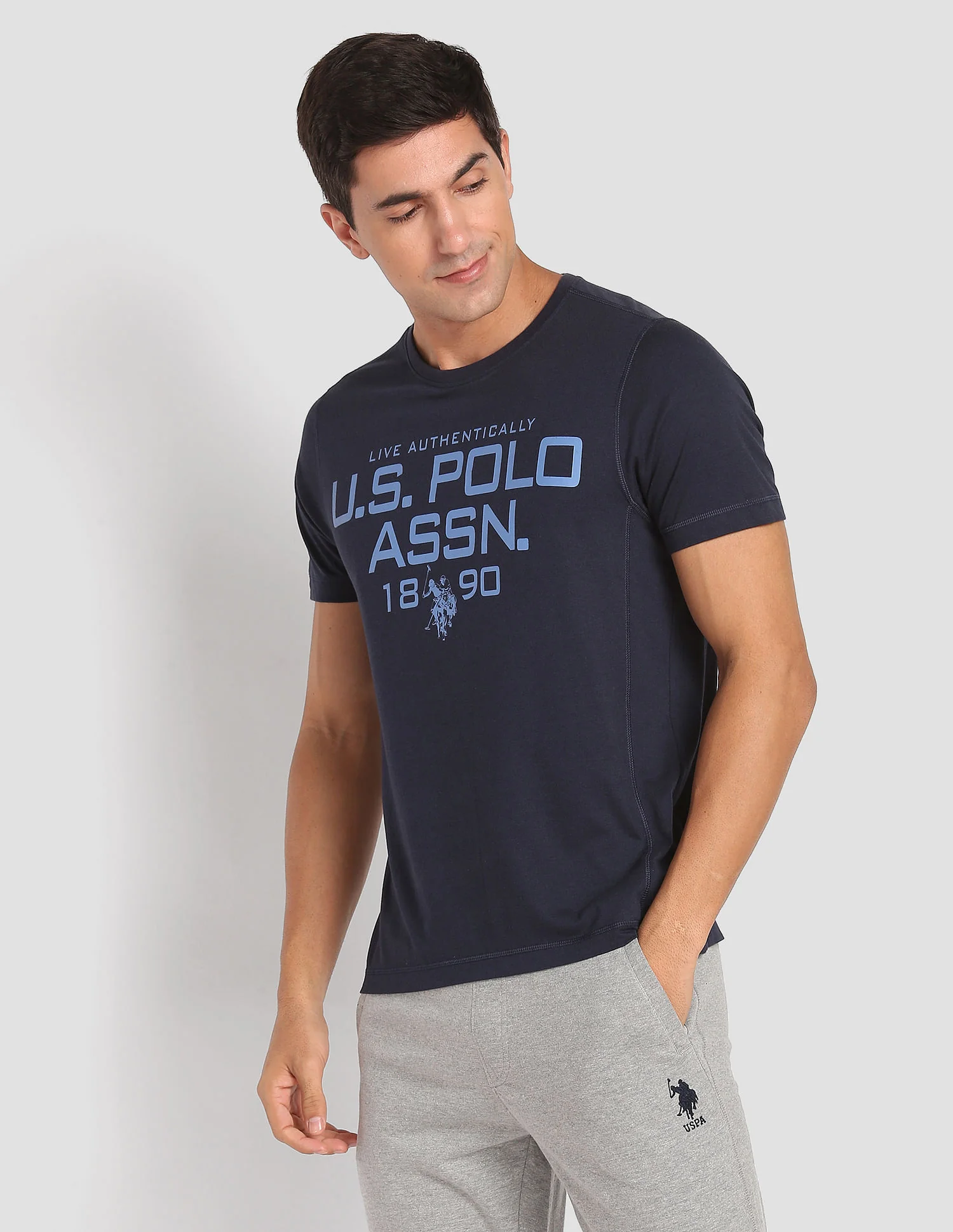 Crew Neck Tri Blend I682 Lounge T-Shirt - Pack Of 1 - Image 4