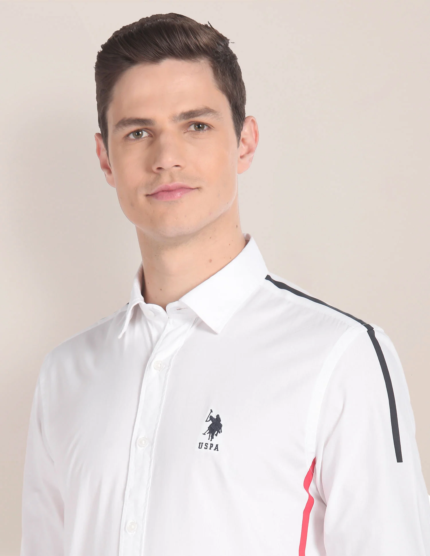 Cutaway Collar Solid Shirt - Image 7