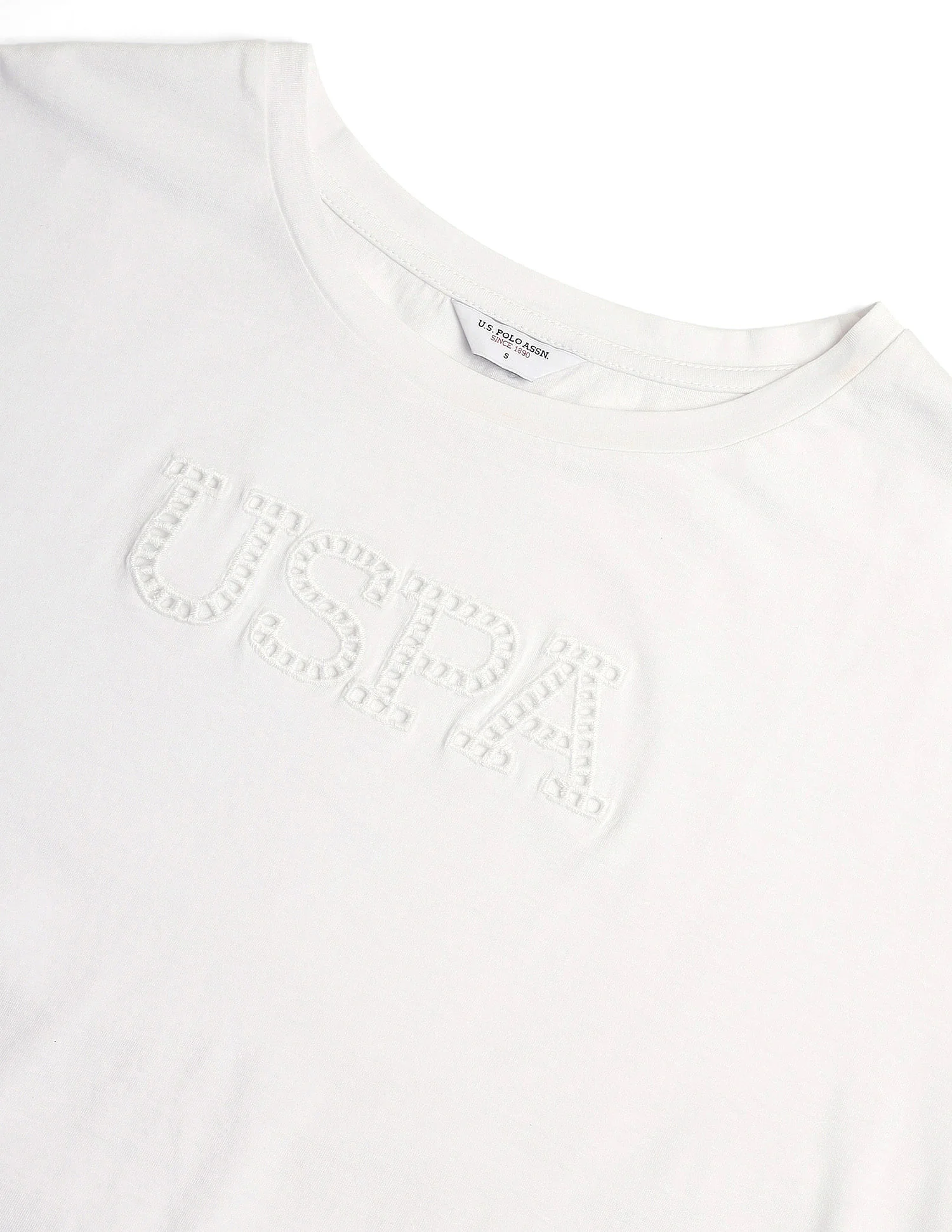 Cutwork Logo Cotton T-Shirt - Image 2