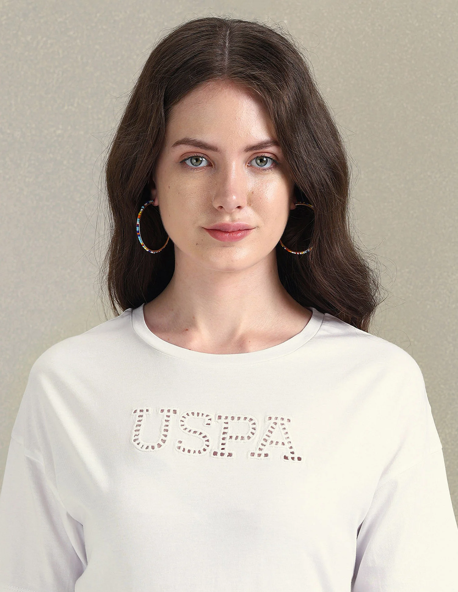 Cutwork Logo Cotton T-Shirt - Image 7