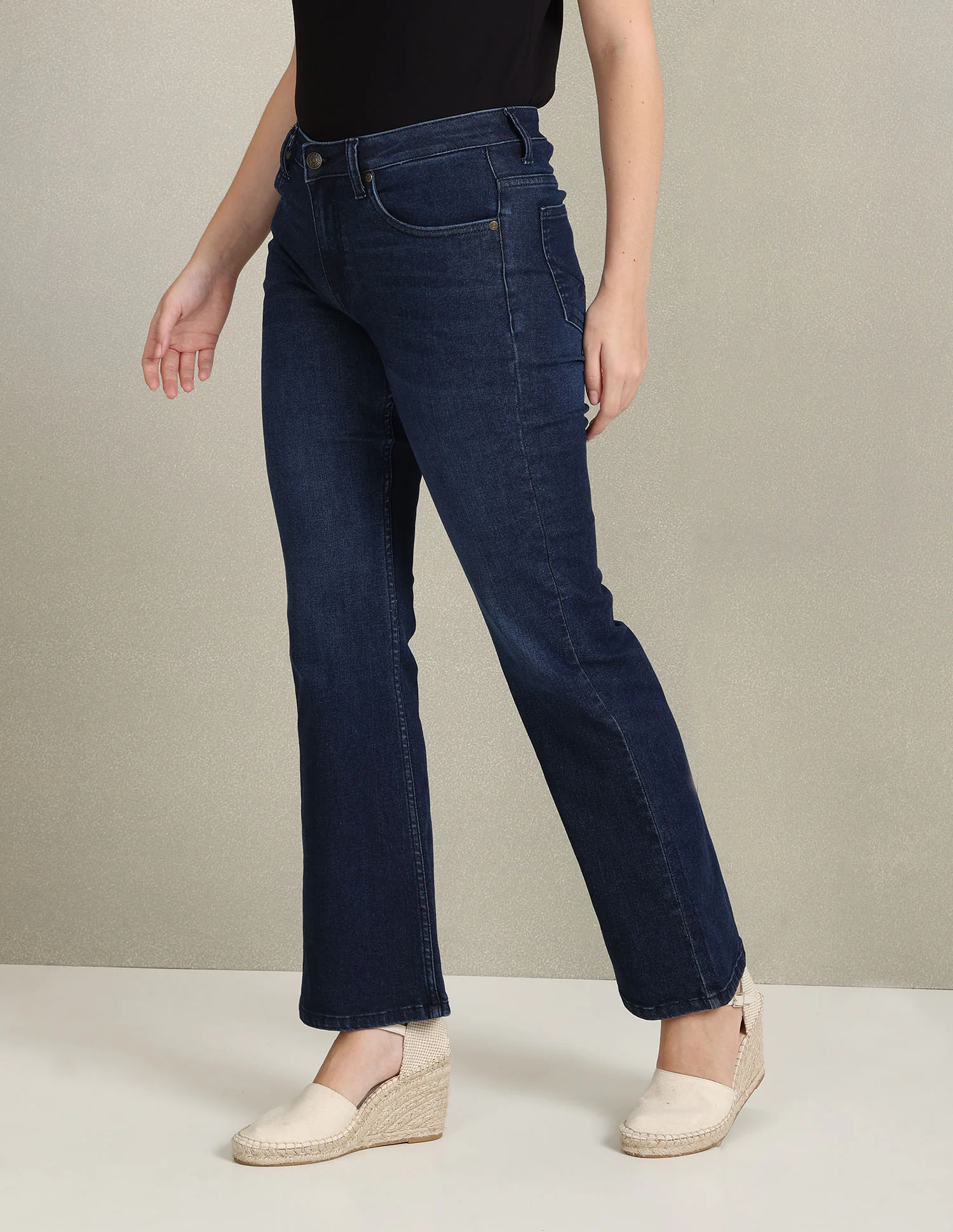 Dark Wash Bootcut Jeans