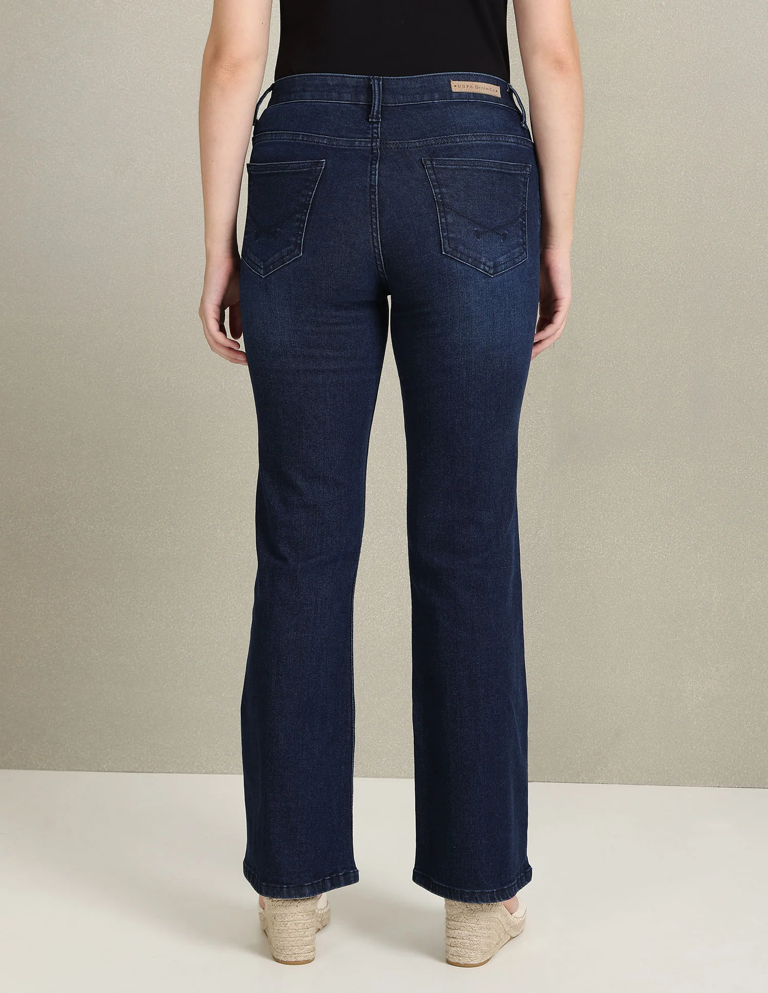 Dark Wash Bootcut Jeans - Image 5
