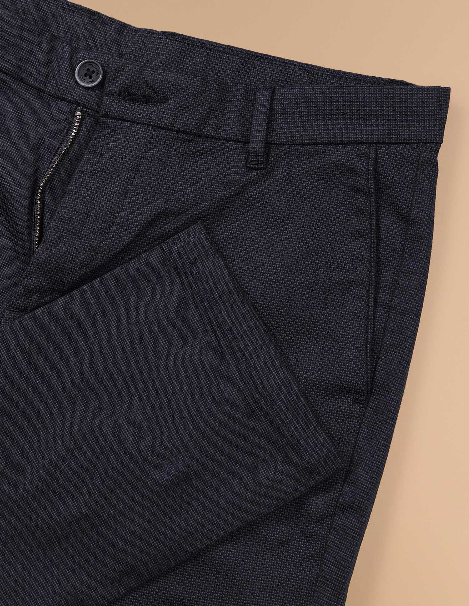 Denver Slim Fit Cotton Stretch Printed Signature Chinos - Image 9