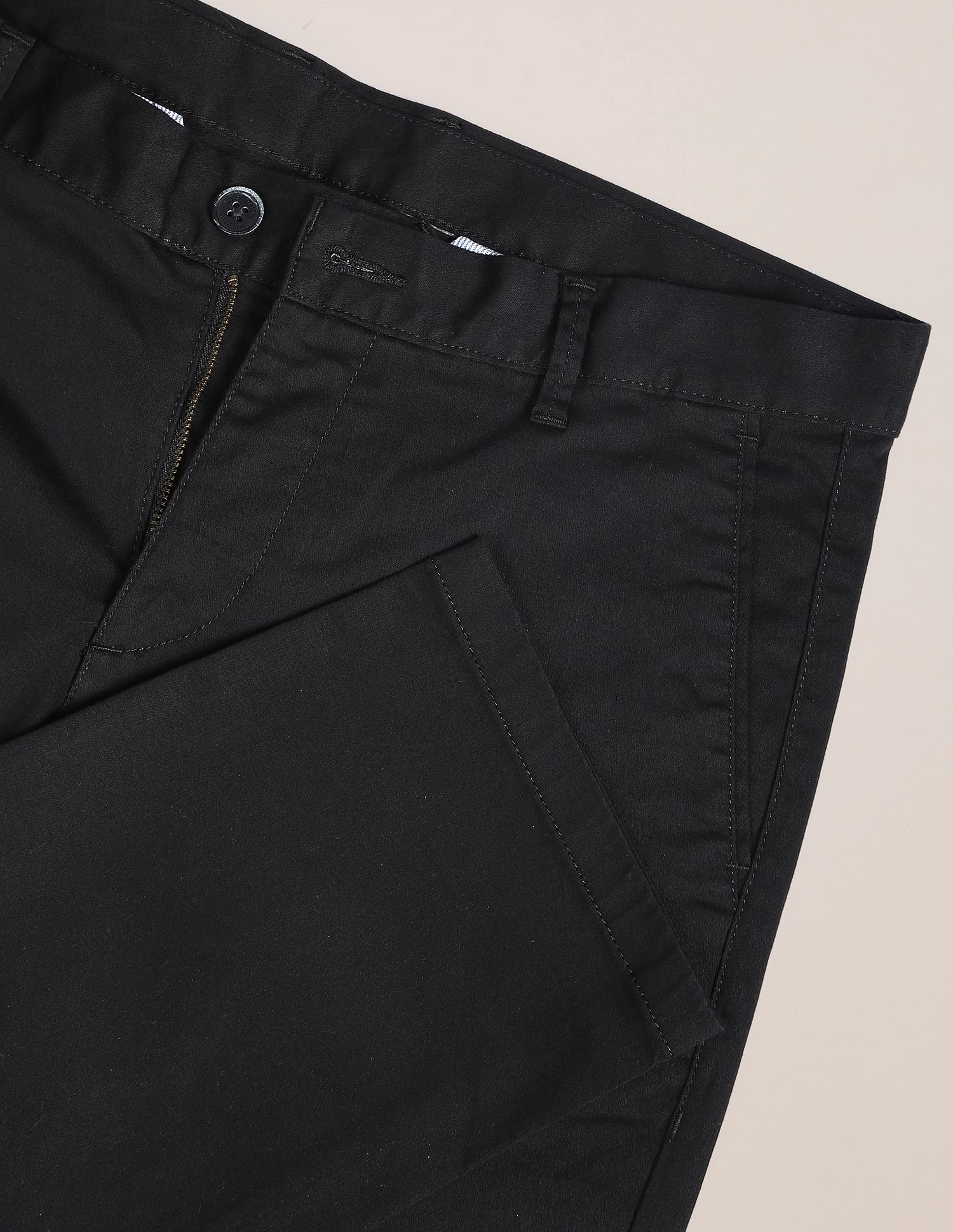 Denver Slim Fit Cotton Stretch Solid Signature Chinos - Image 2