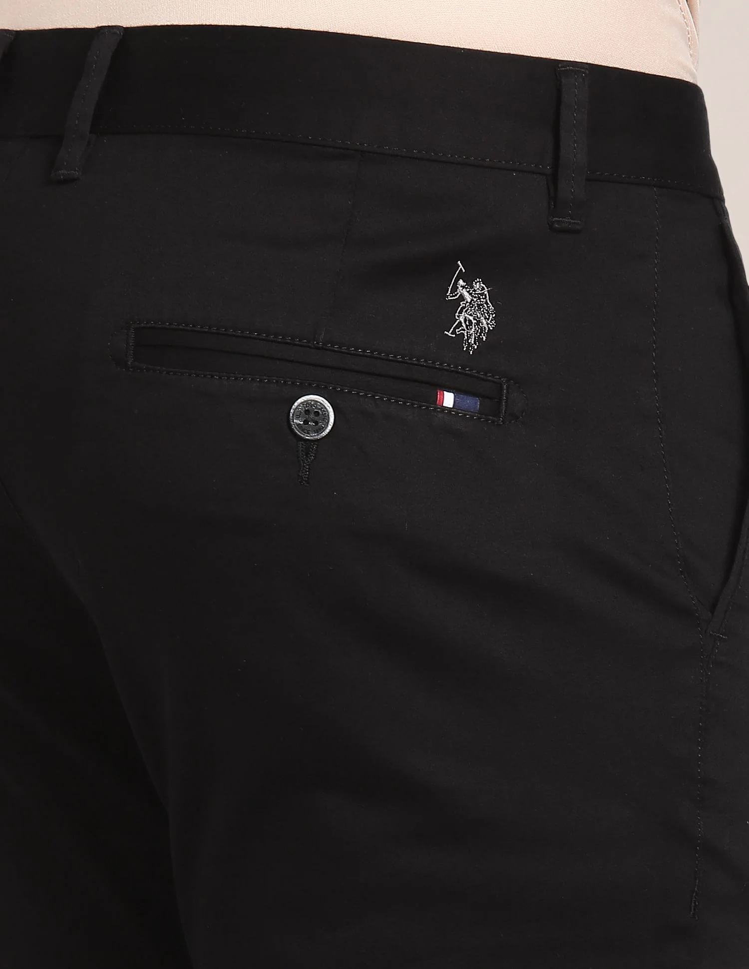 Denver Slim Fit Cotton Stretch Solid Signature Chinos - Image 6