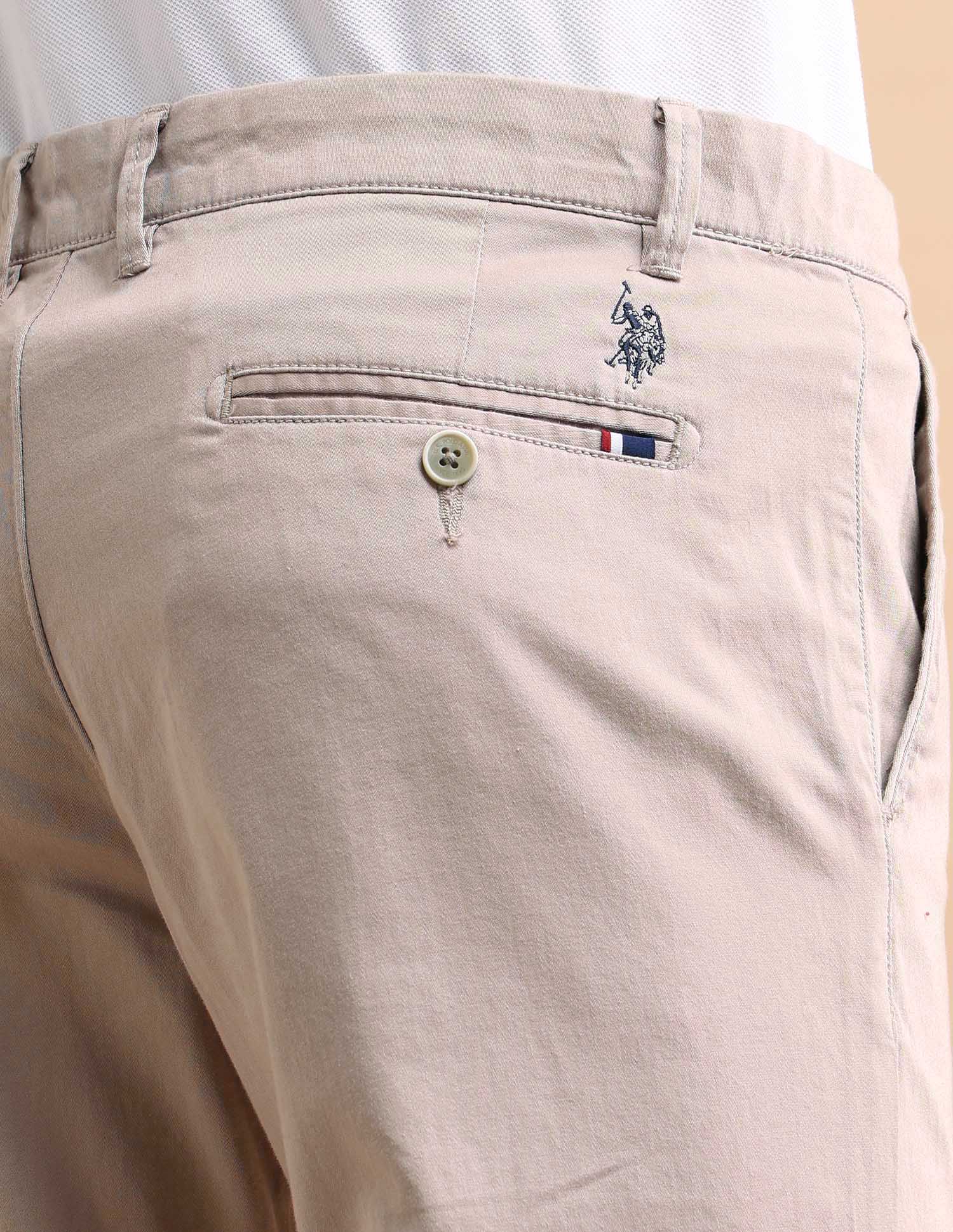 Denver Slim Fit Cotton Stretch Solid Signature Chinos - Image 8