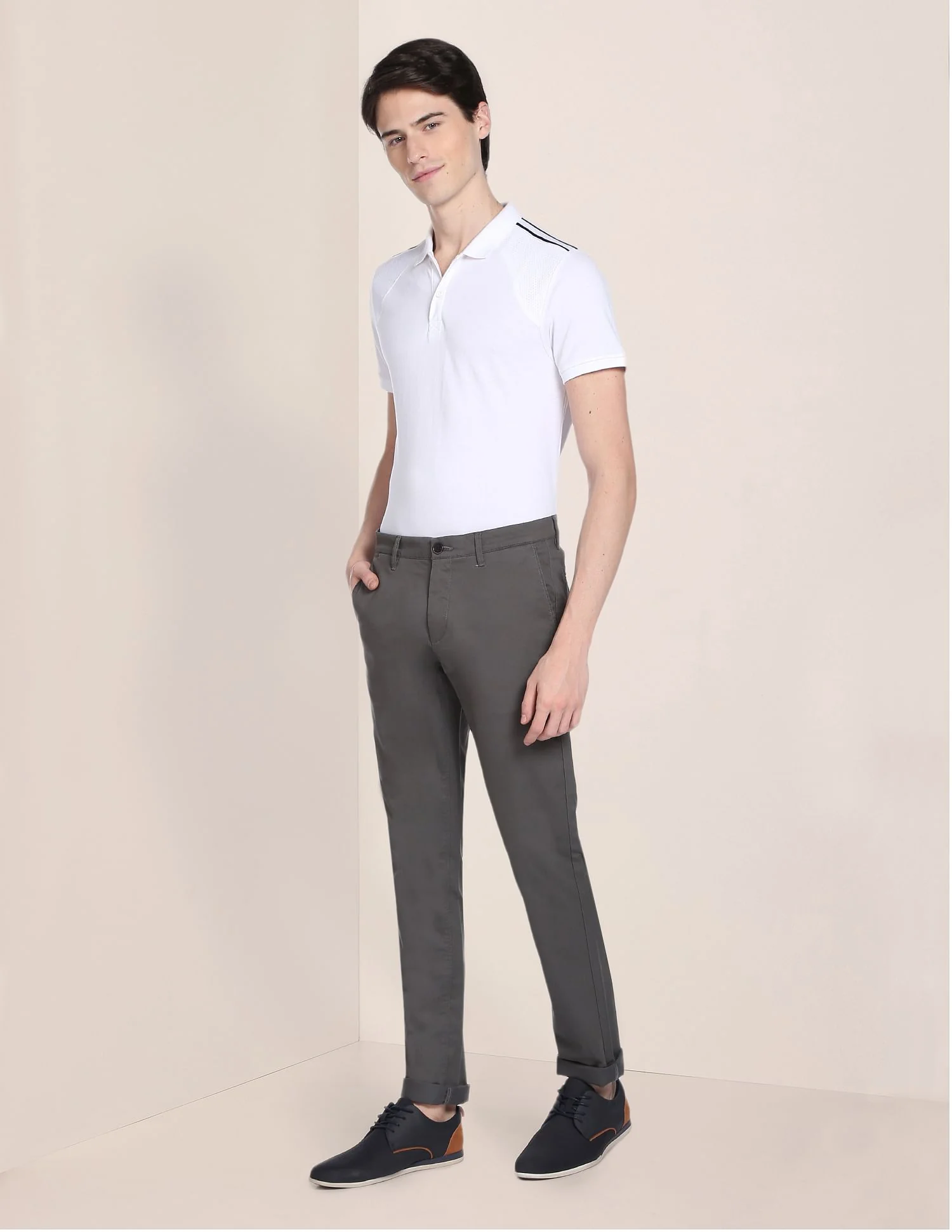 Denver Slim Fit Stretch Chinos - Image 3