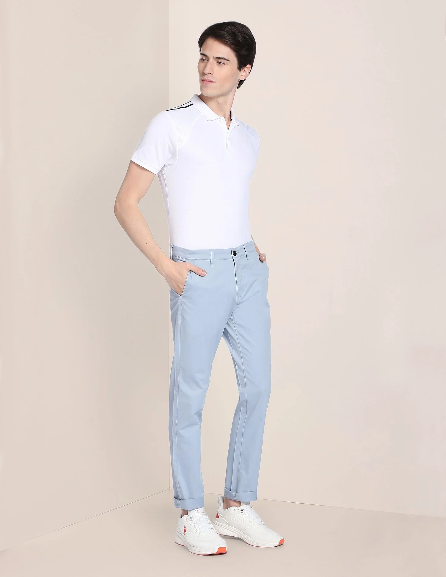 Denver Slim Fit Stretch Chinos - Image 3