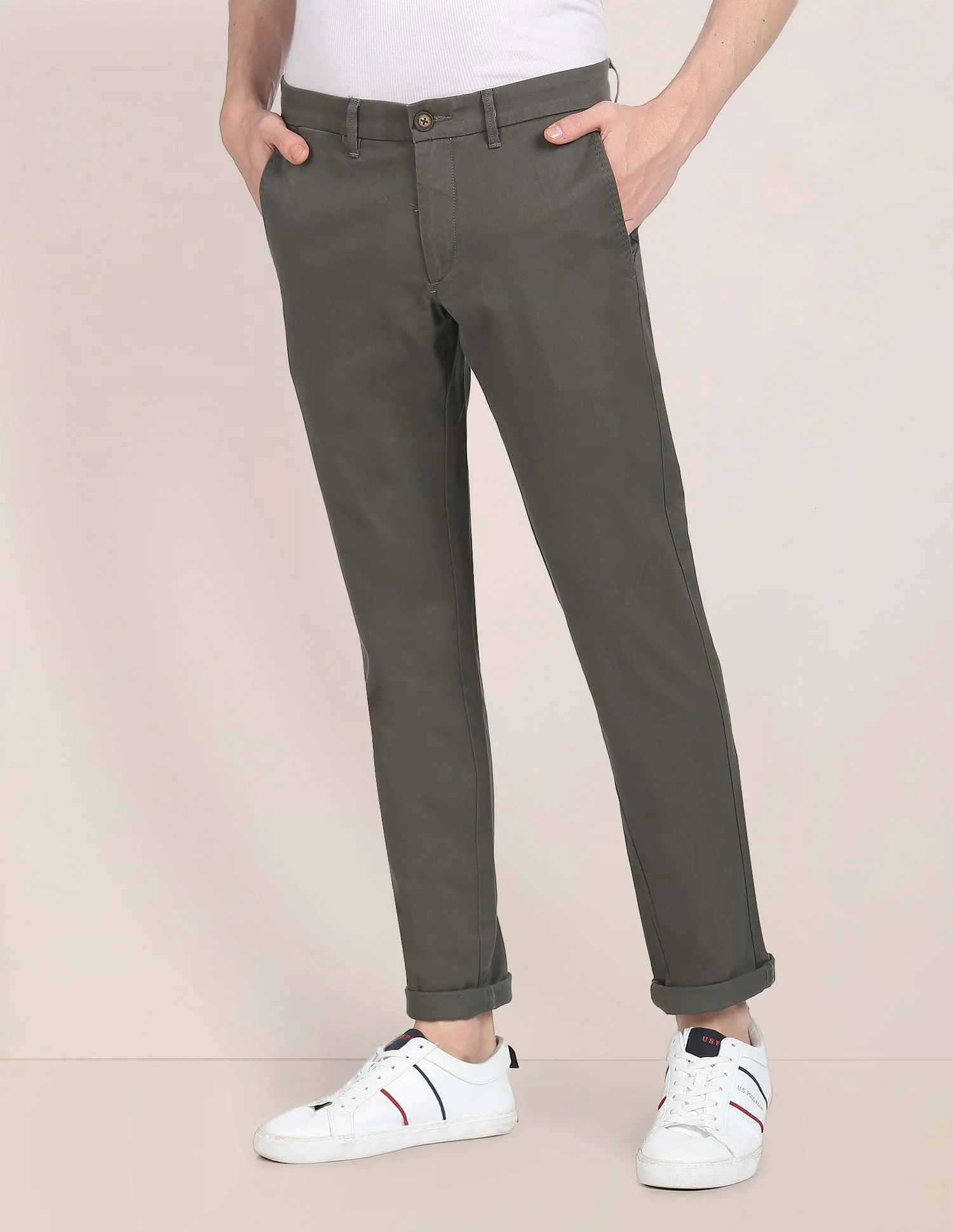 Denver Slim Fit Stretch Chinos