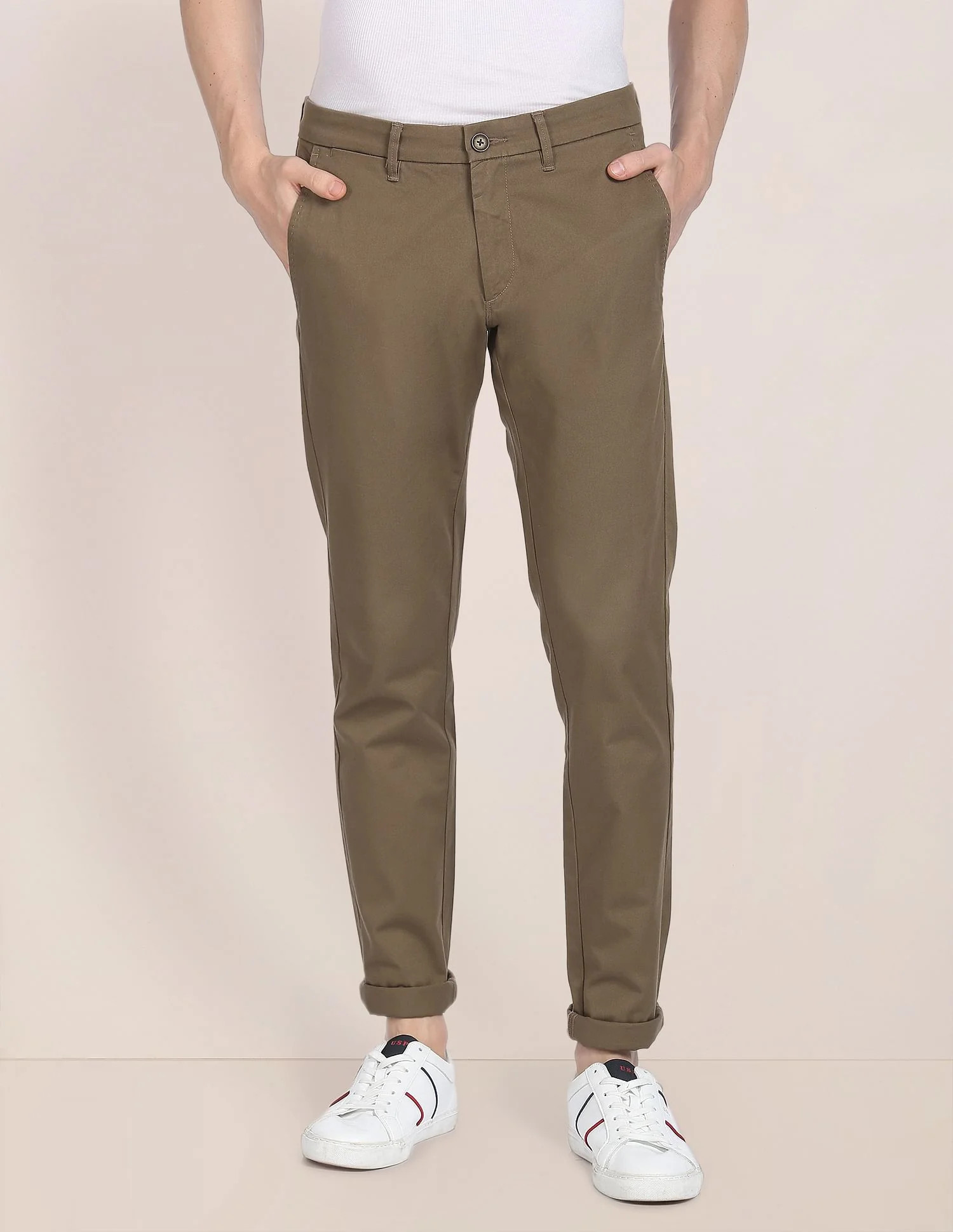 Denver Slim Fit Stretch Chinos