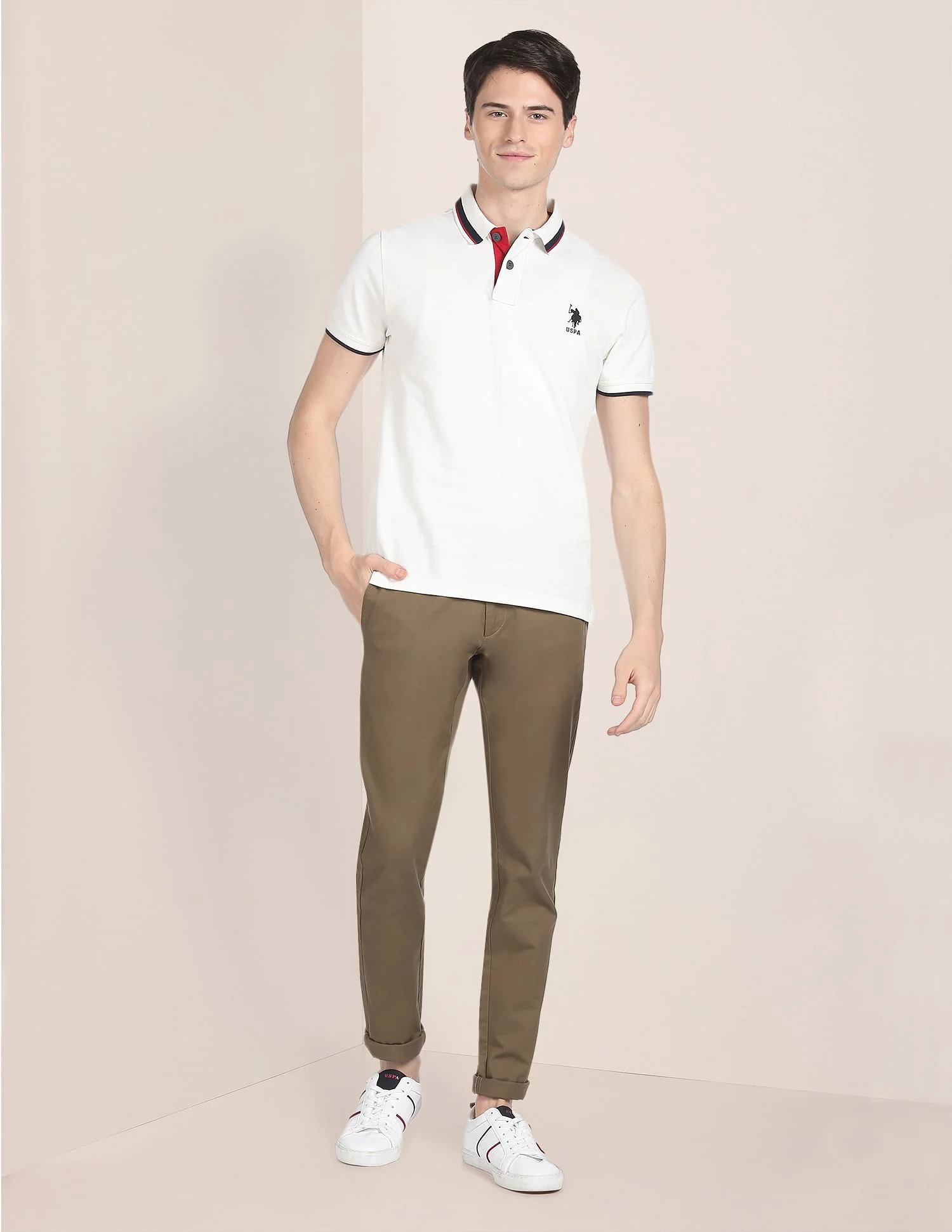 Denver Slim Fit Stretch Chinos - Image 3