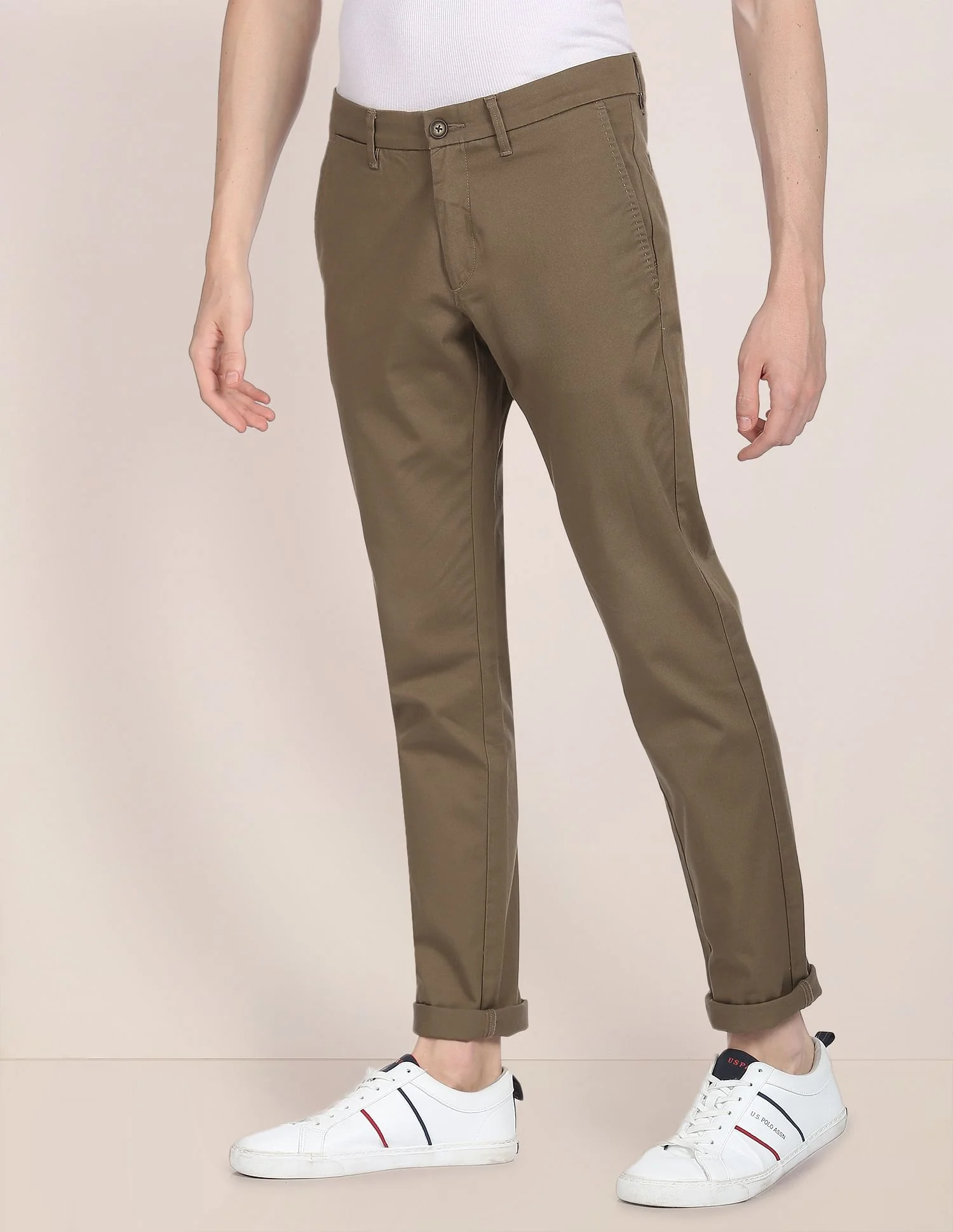 Denver Slim Fit Stretch Chinos - Image 4