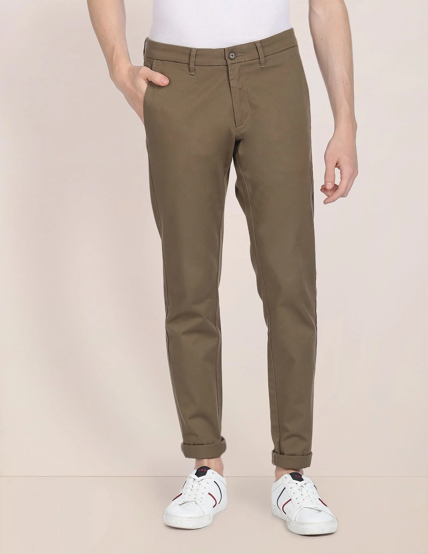 Denver Slim Fit Stretch Chinos - Image 6