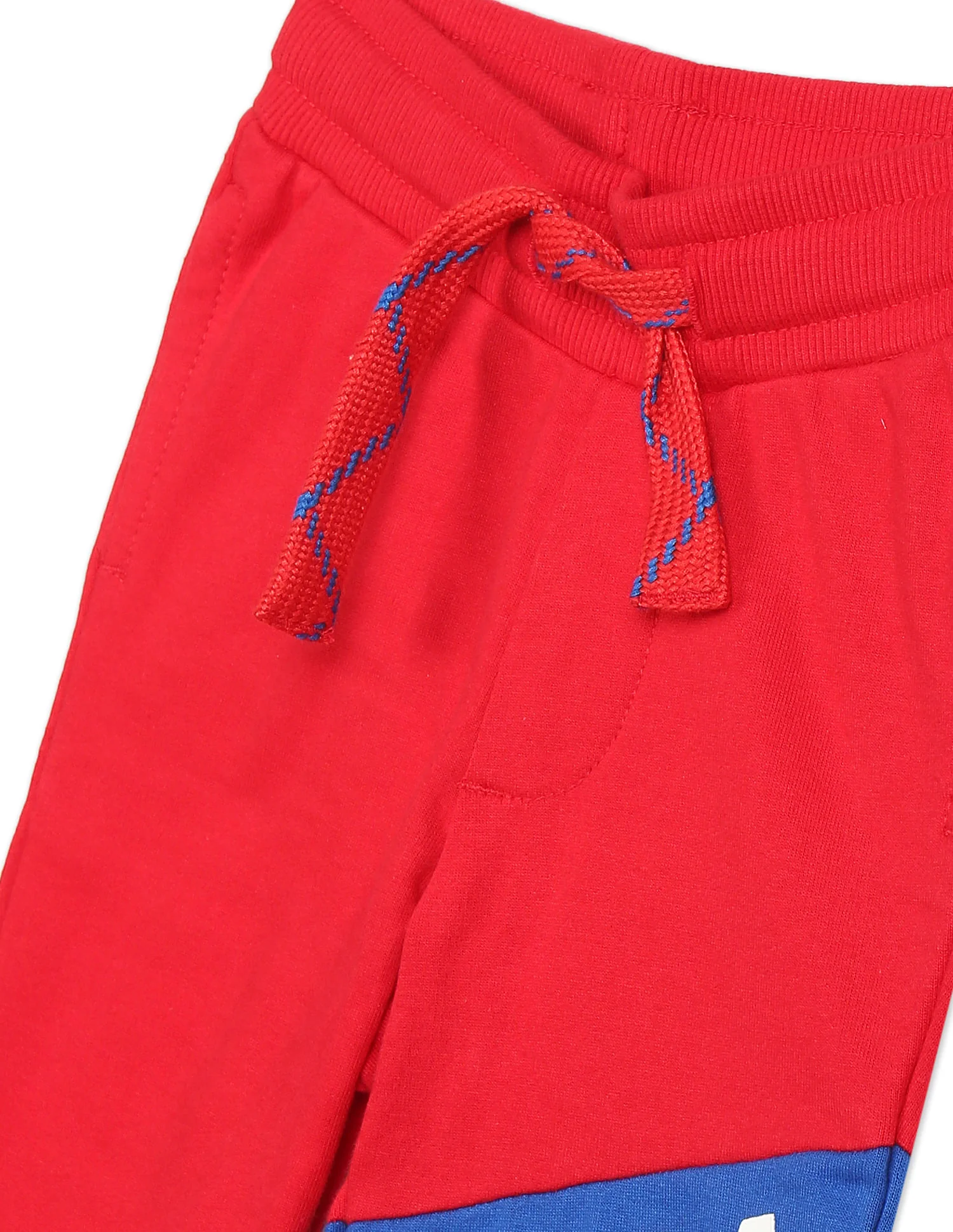 Drawstring Waist Brand Print Joggers - Image 3