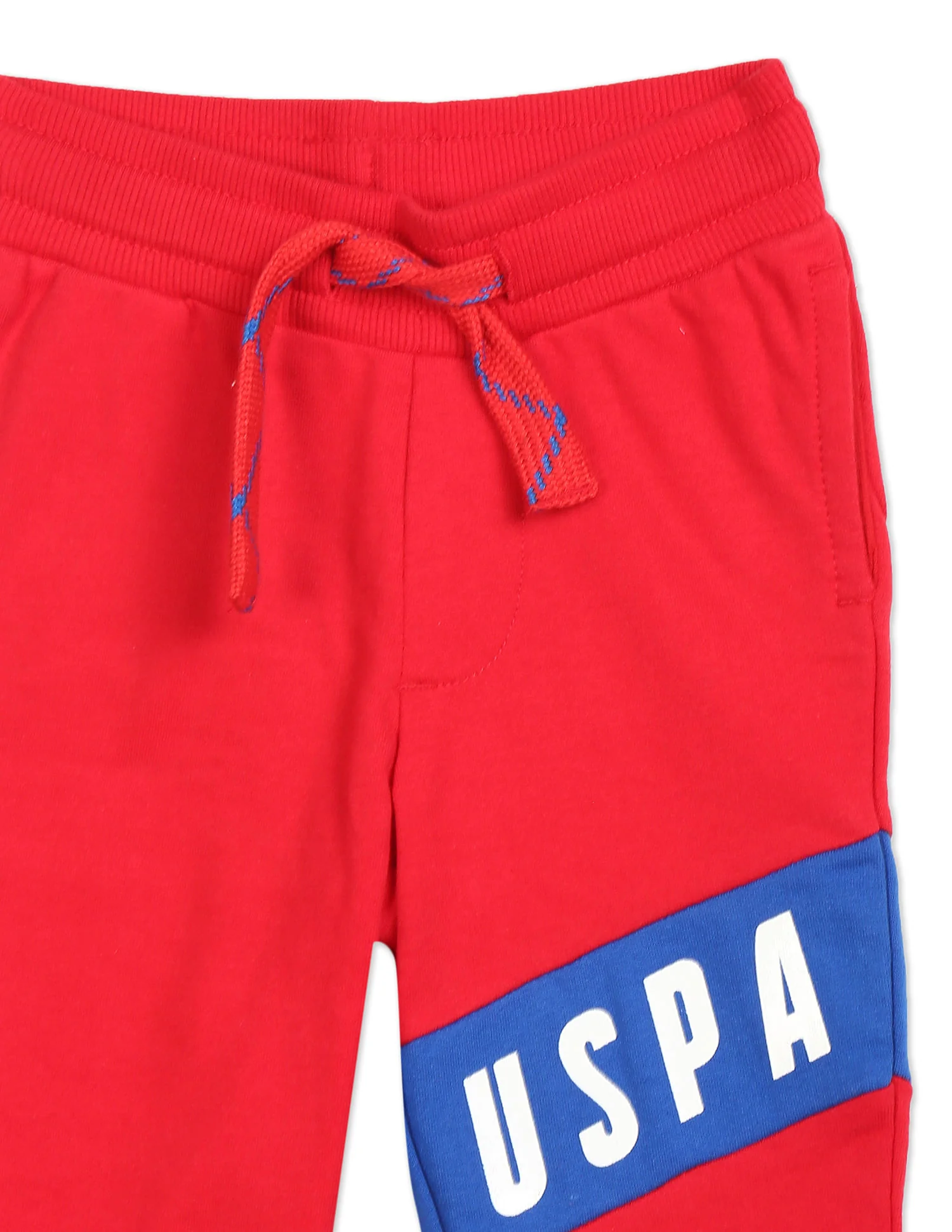 Drawstring Waist Brand Print Joggers - Image 4