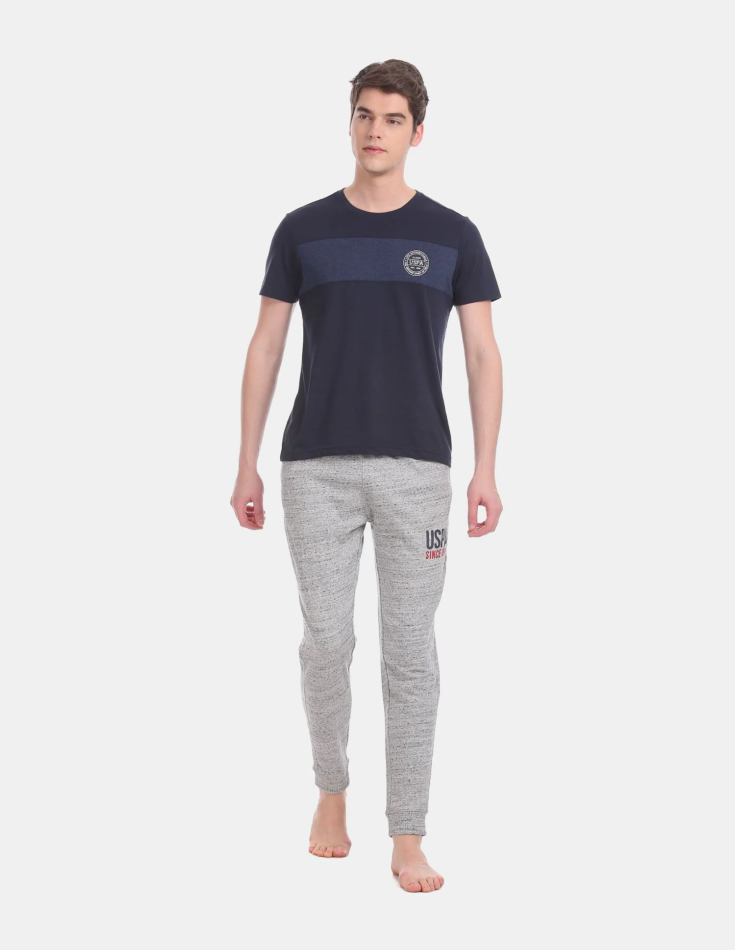 Drawstring Waist Mid Rise I603 Joggers - Pack Of 1 - Image 3
