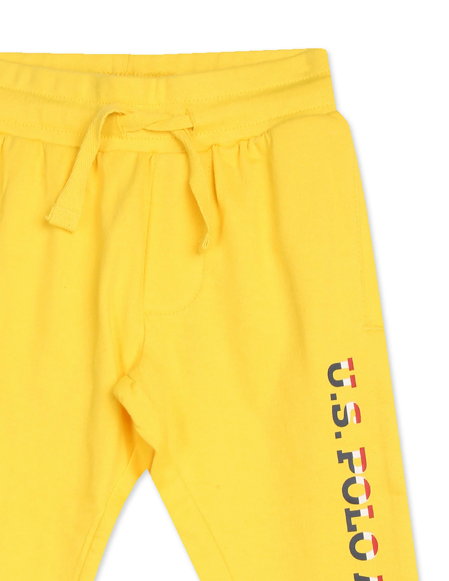 Drawstring Waist Solid Joggers - Image 4