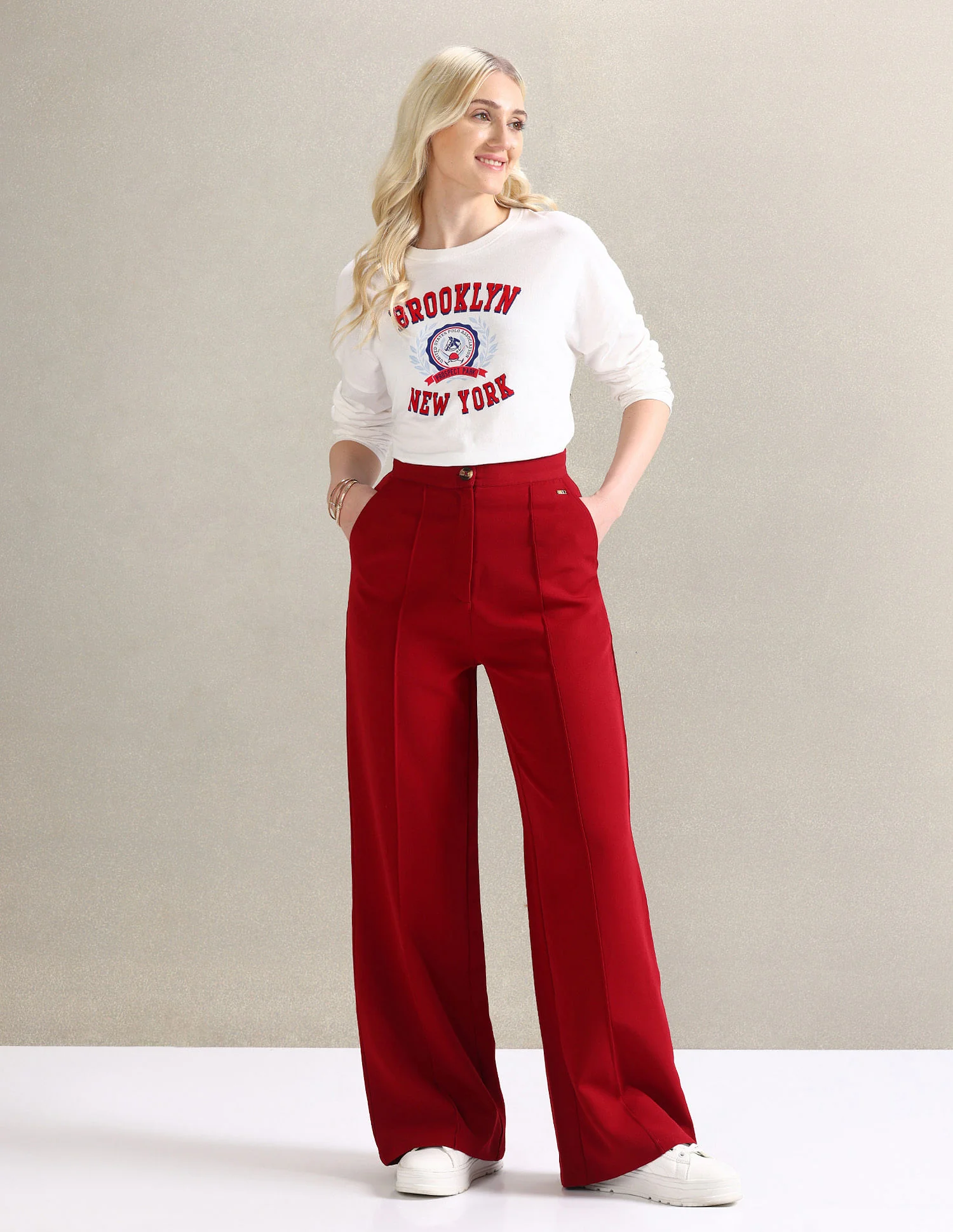 Drop Shoulder Long Sleeve T-Shirt - Image 3