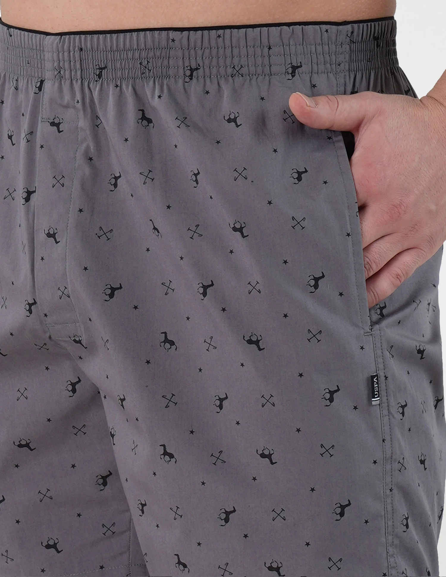 Dual Pocket All Over Print EX002 Boxers - Pack Of 1 - Image 6