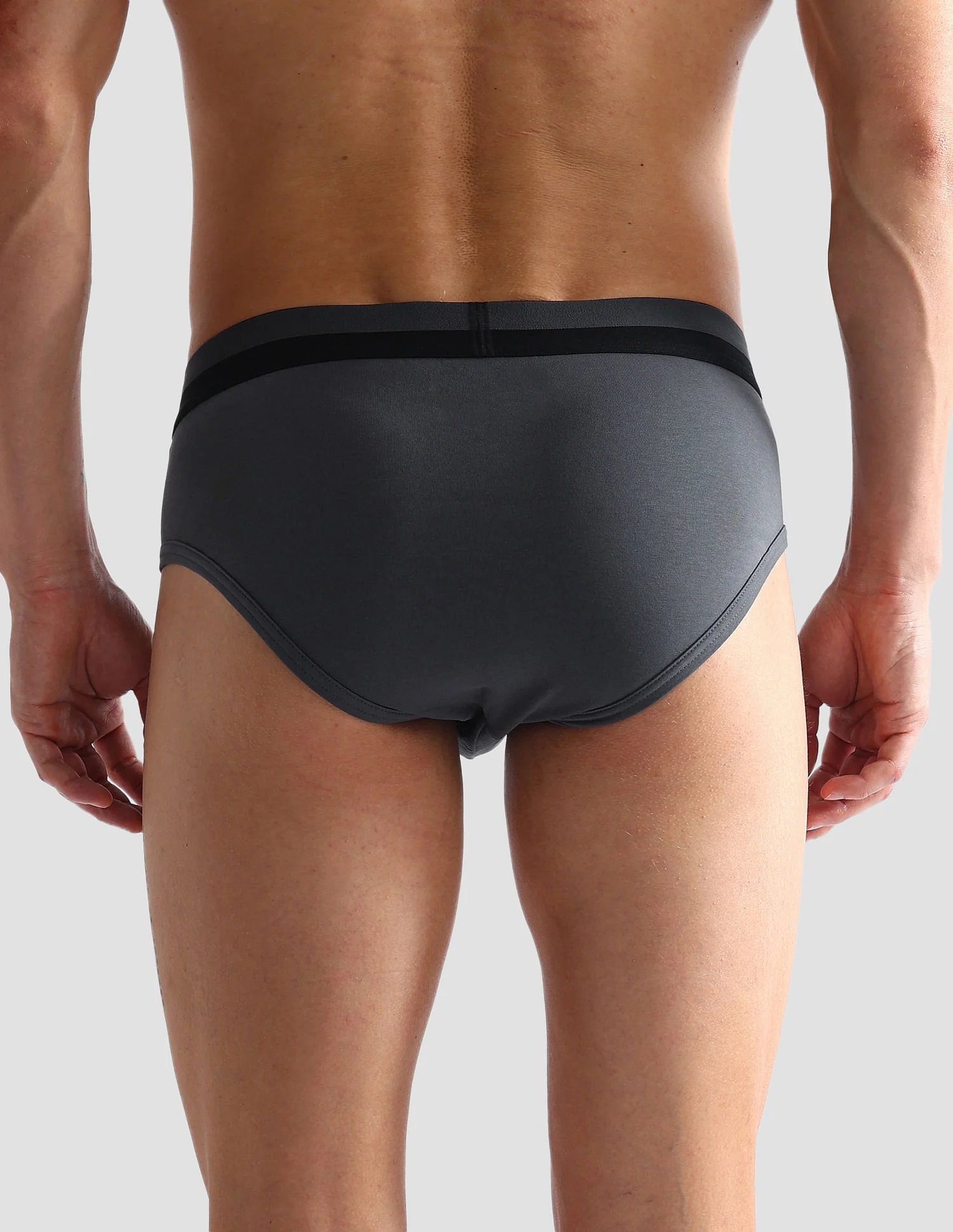 Dual Tone Cotton Stretch OET07 Briefs - Pack Of 3 - Image 7