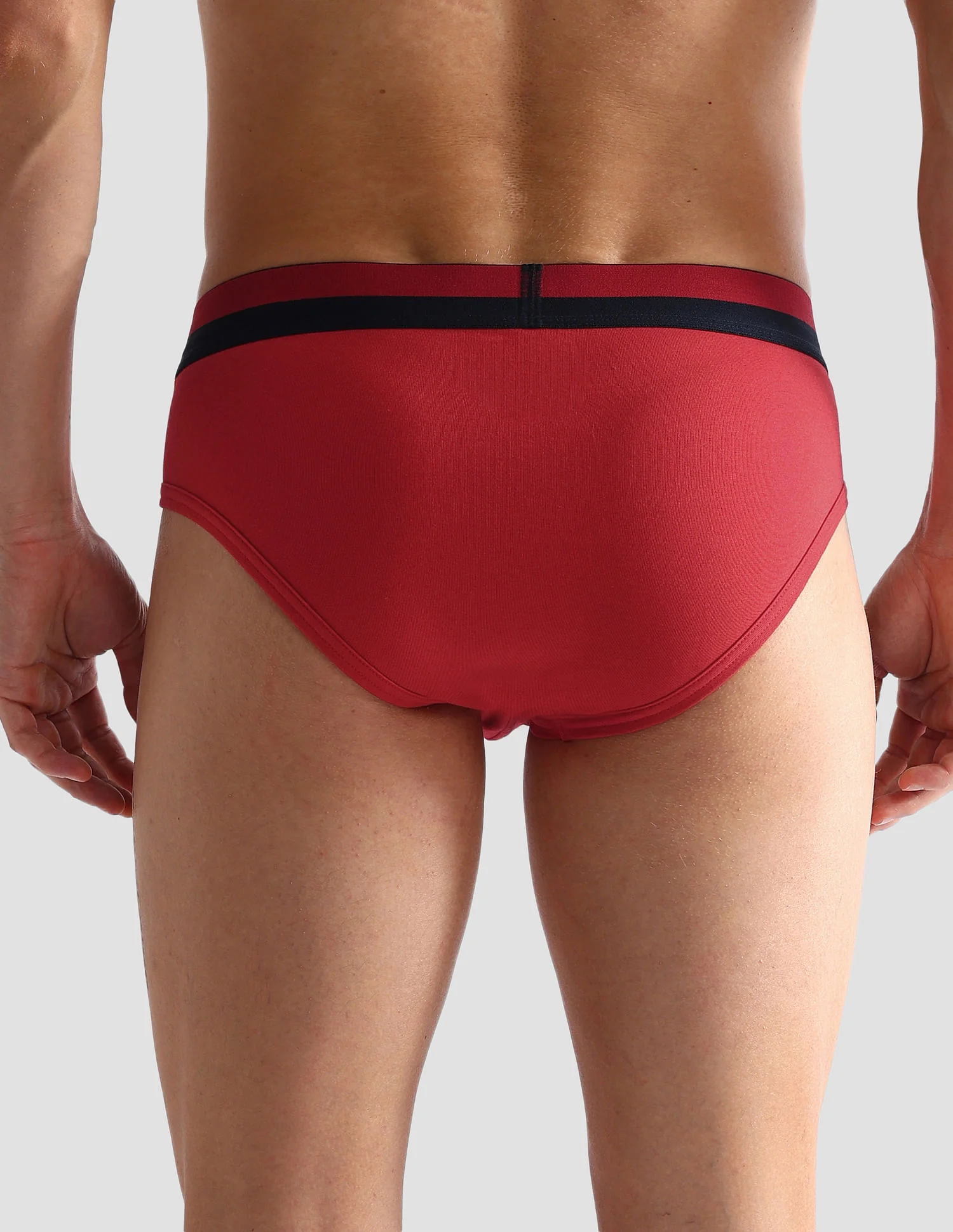 Dual Tone Cotton Stretch OET07 Briefs - Pack Of 3 - Image 8