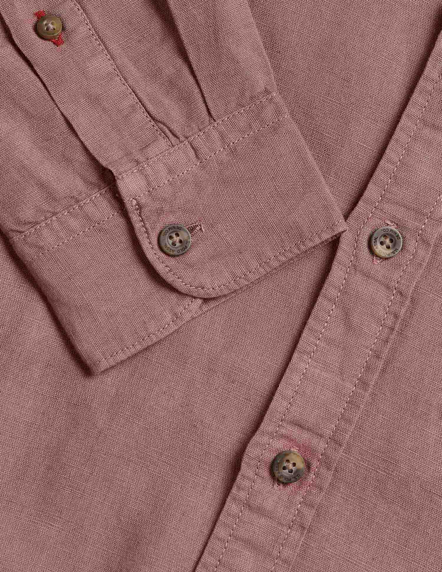 Dyed Linen Shirt - Image 8