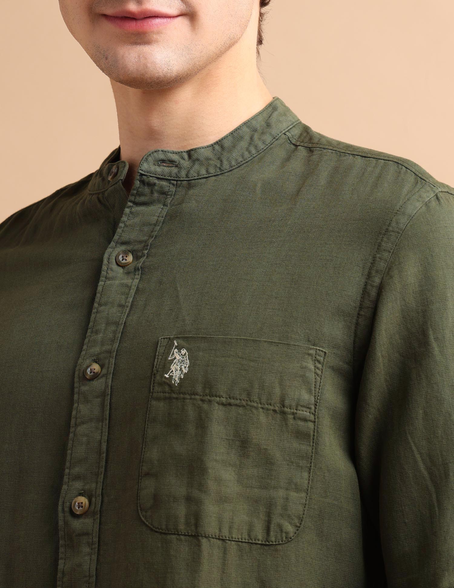 Dyed Linen Shirt - Image 7