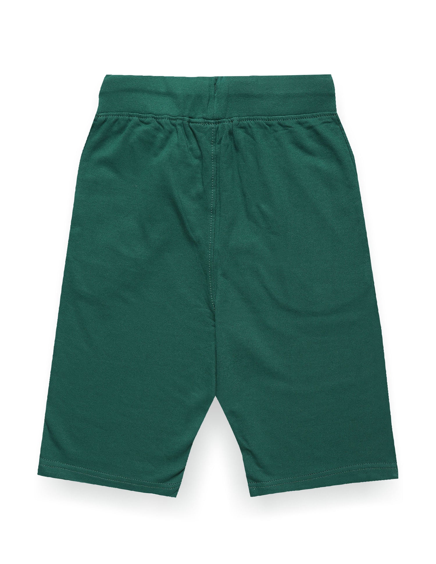 Elasticized Waist Cotton Shorts - Image 2