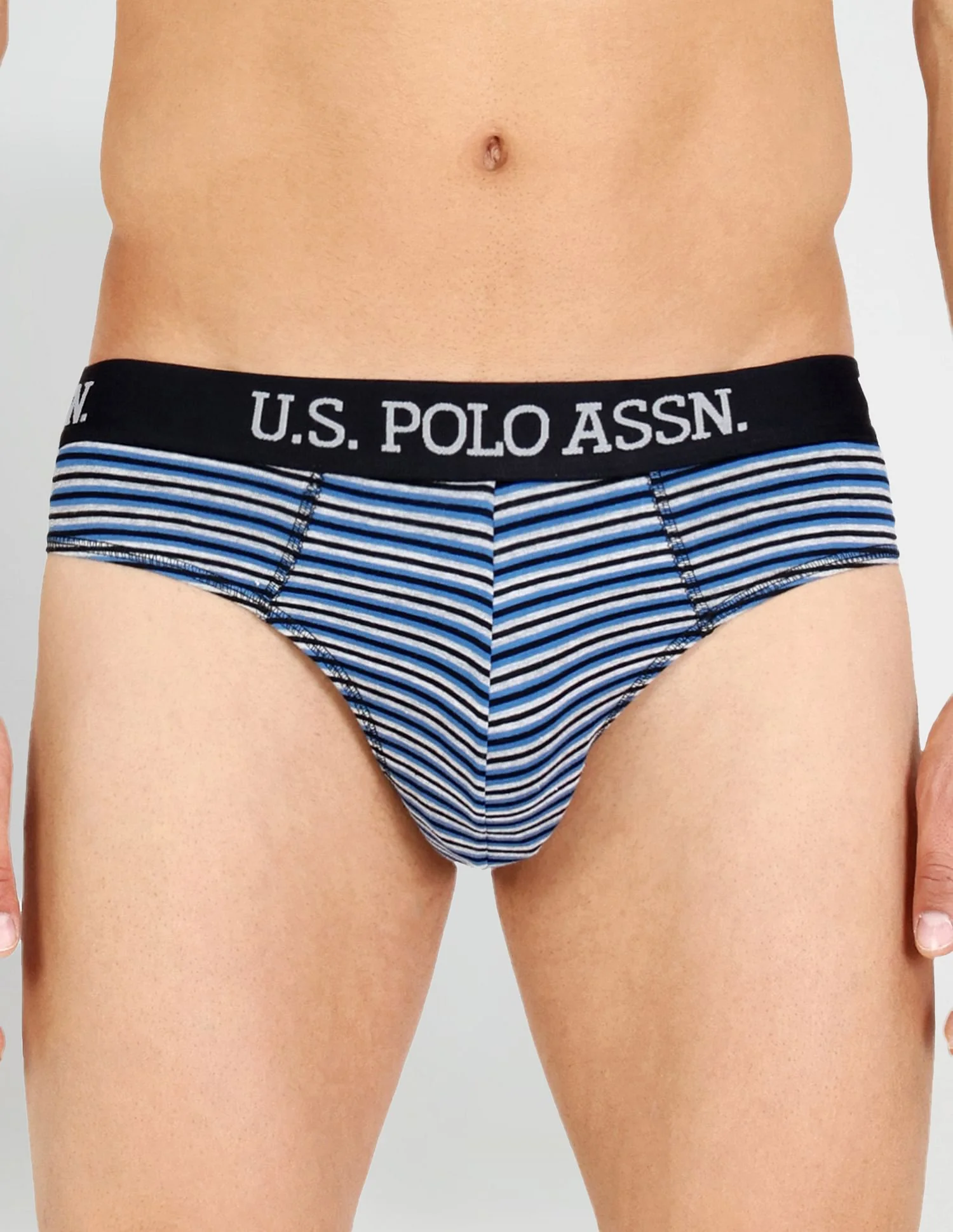Elasticized Waist Cotton Spandex I001 Briefs - Pack Of 3 - Image 2