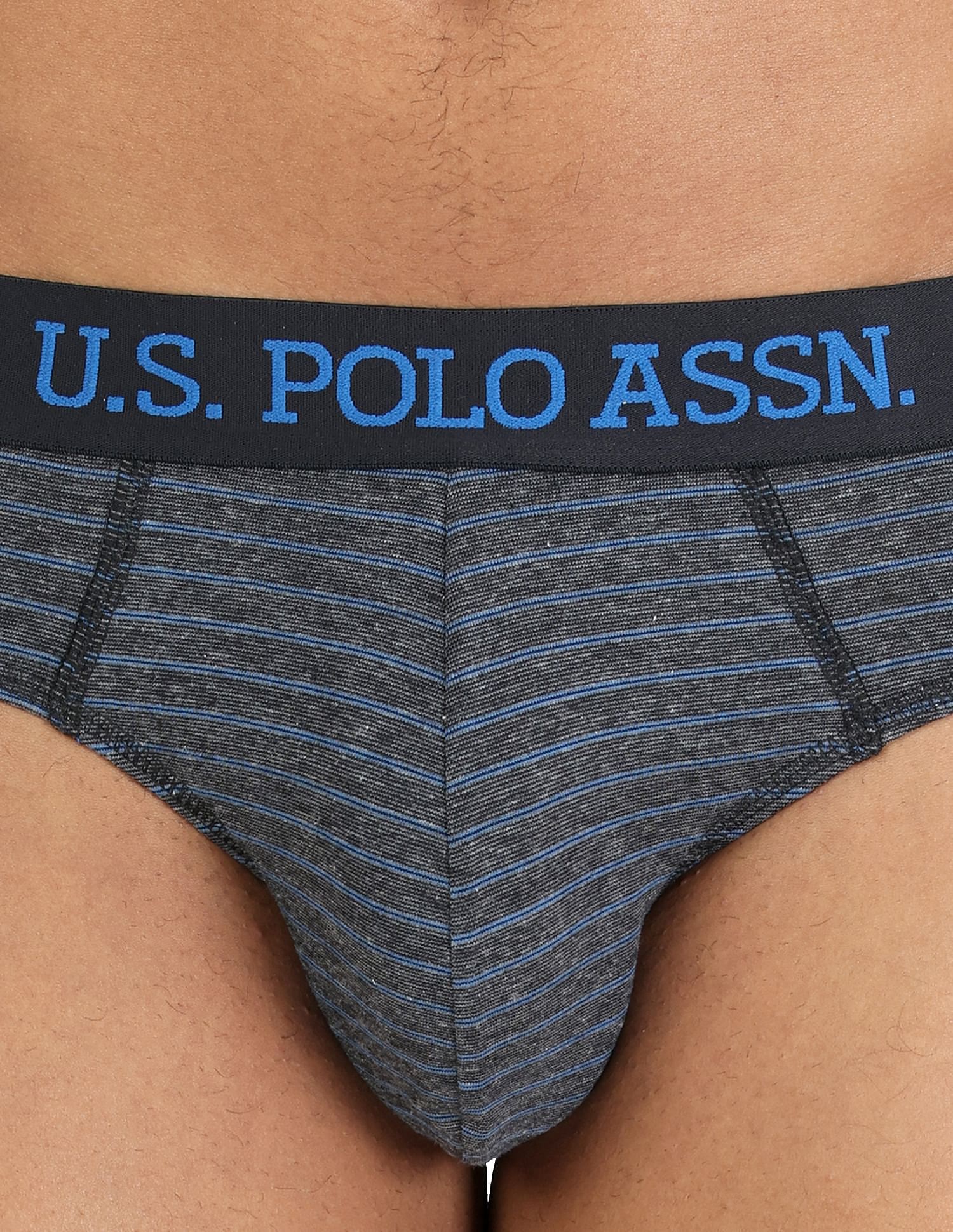Elasticized Waist Cotton Spandex I001 Briefs - Pack Of 3 - Image 6