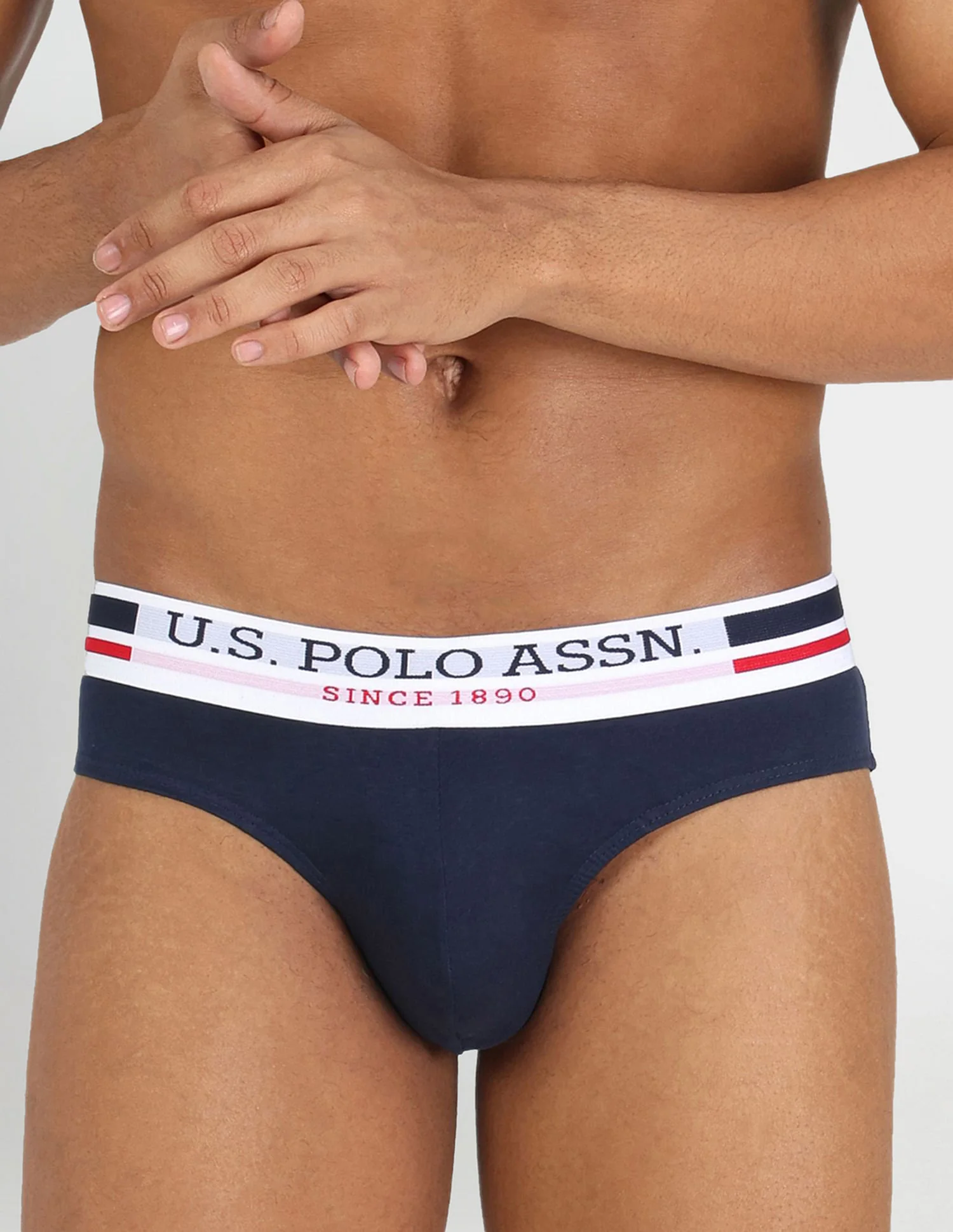 Elasticized Waist Pure Cotton I006 Briefs - Pack Of 2 - Image 2