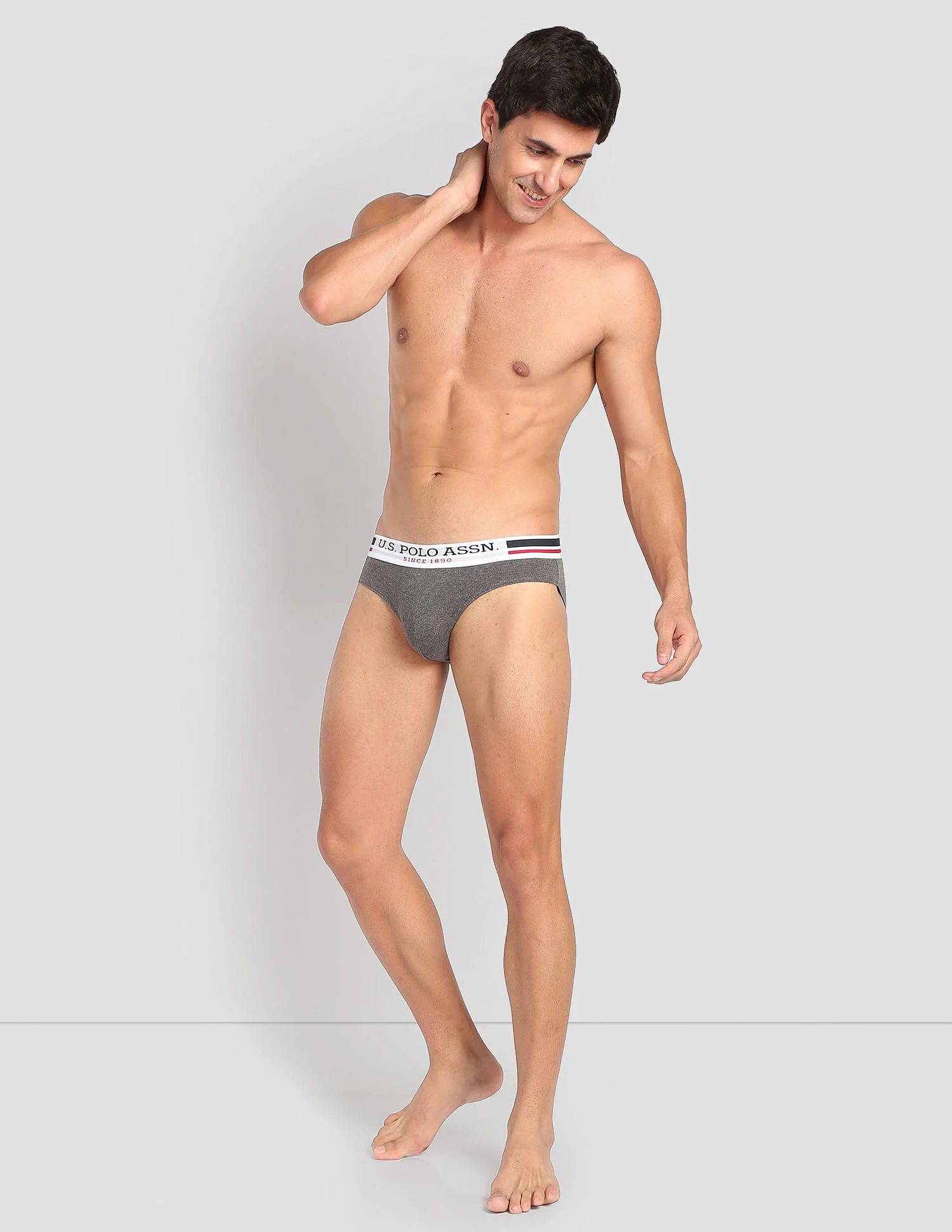 Elasticized Waist Pure Cotton I006 Briefs - Pack Of 2 - Image 3
