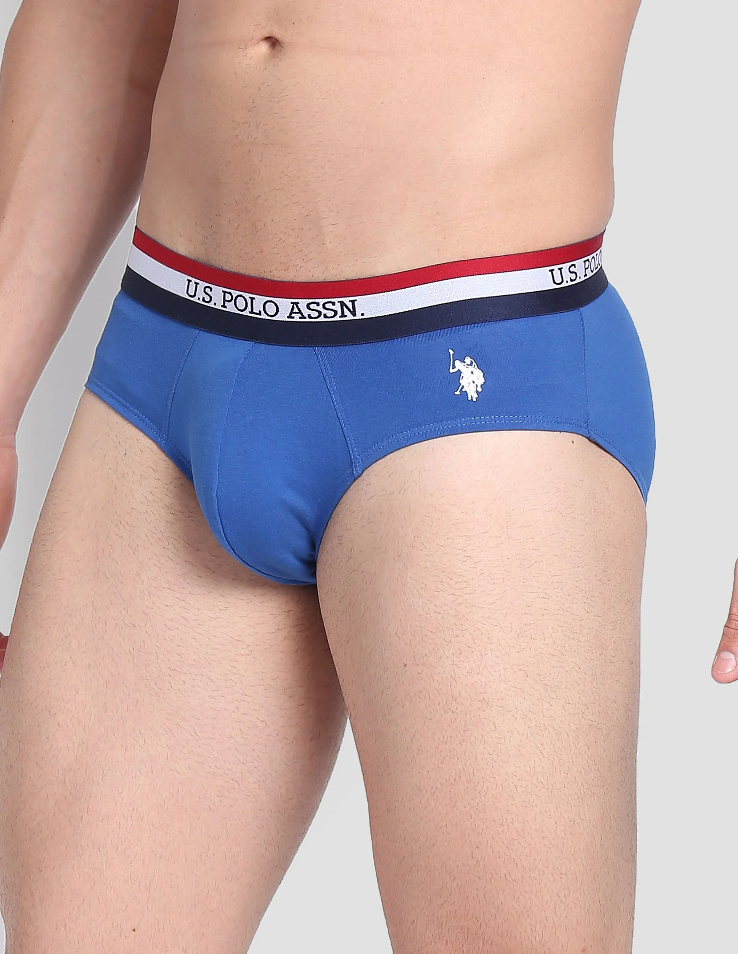 Elasticized Waist Solid EB002 Briefs - Pack Of 3 - Image 7