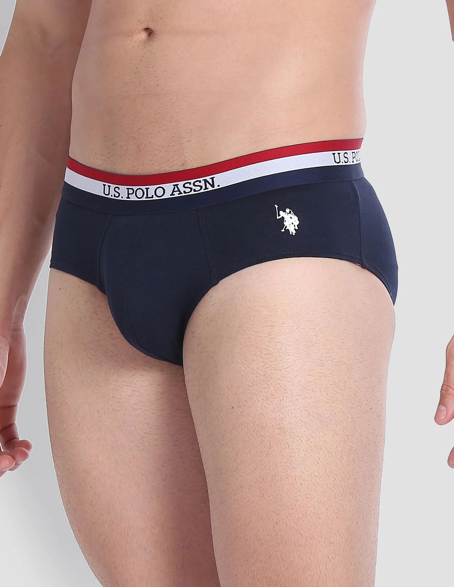 Elasticized Waist Solid EB002 Briefs - Pack Of 3 - Image 7