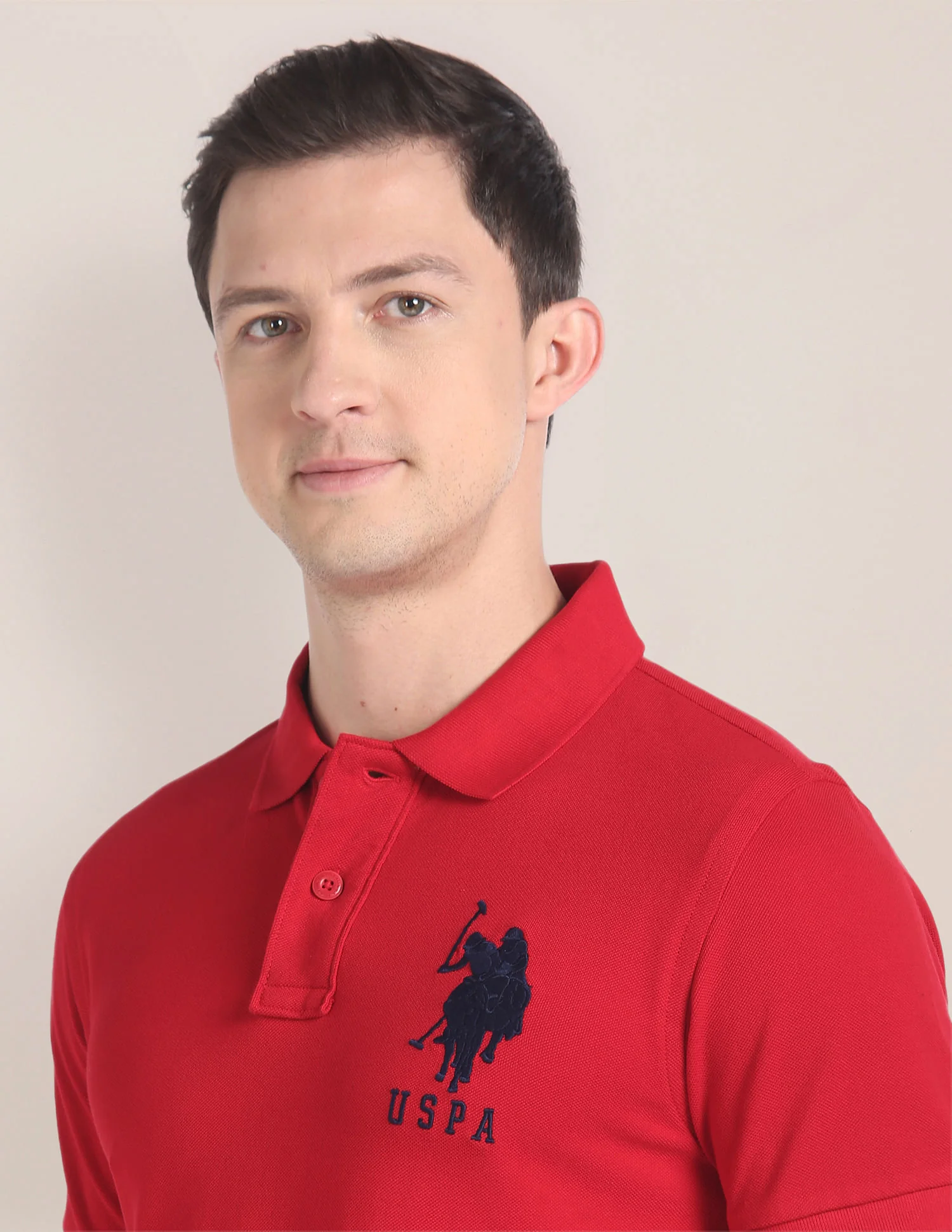 Embroidered Logo Pique Polo Shirt - Image 7