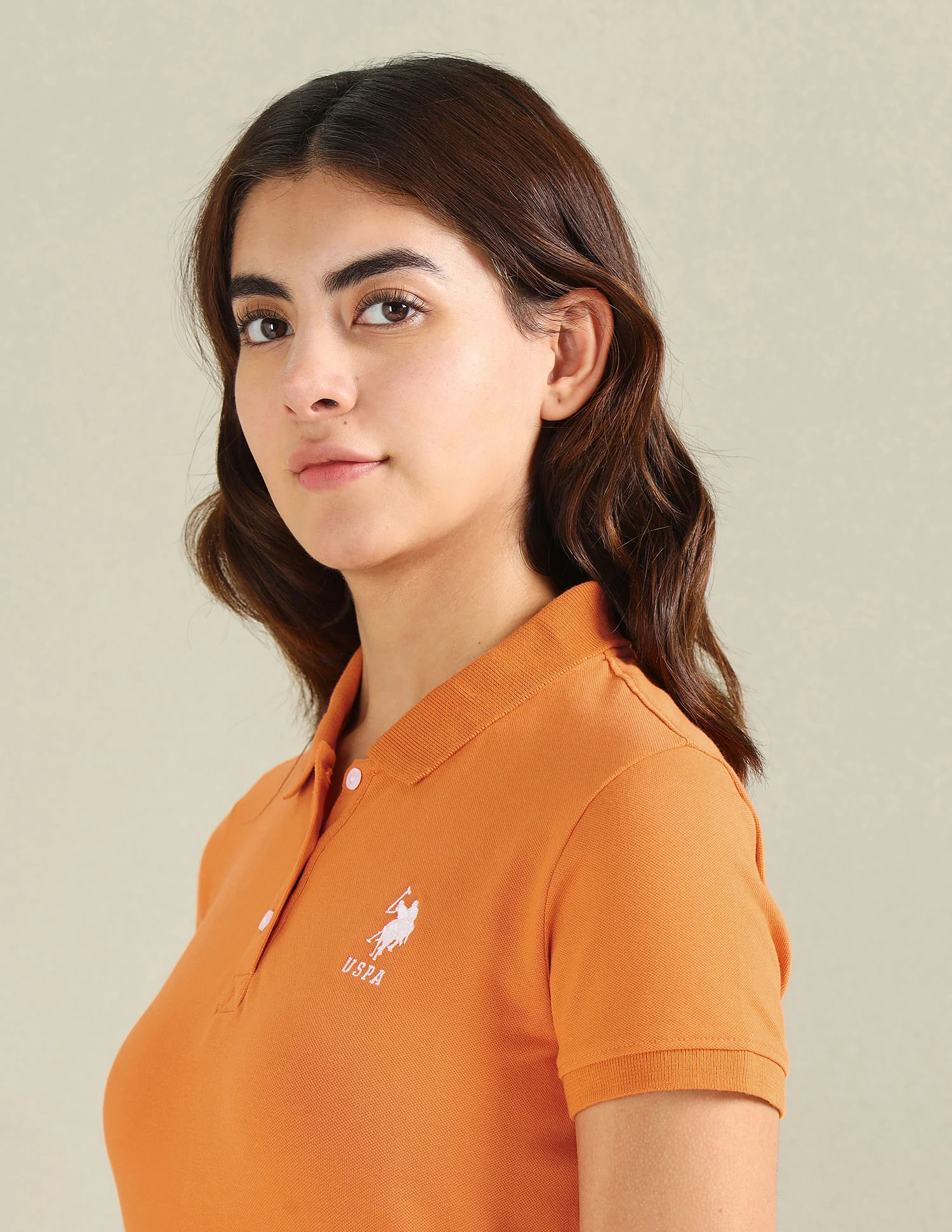 Cotton Stretch Logo Polo Shirt - Image 7
