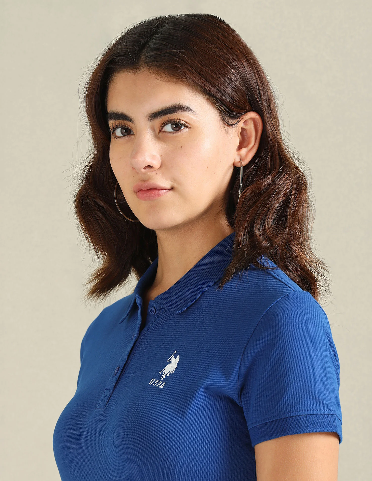 Cotton Stretch Logo Polo Shirt - Image 7