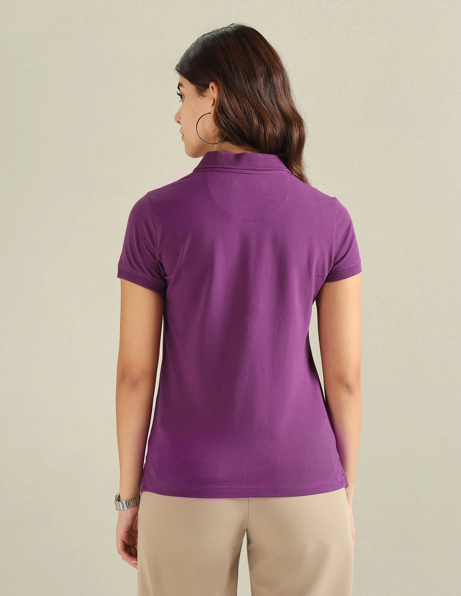 Cotton Stretch Logo Polo Shirt - Image 5