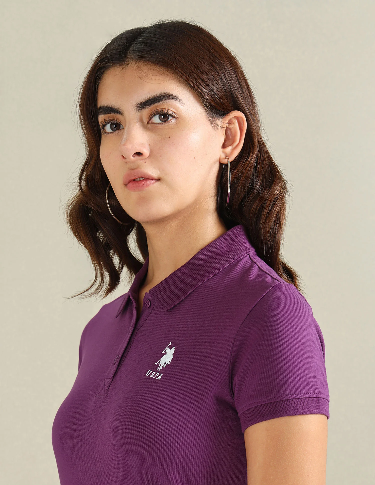 Cotton Stretch Logo Polo Shirt - Image 7