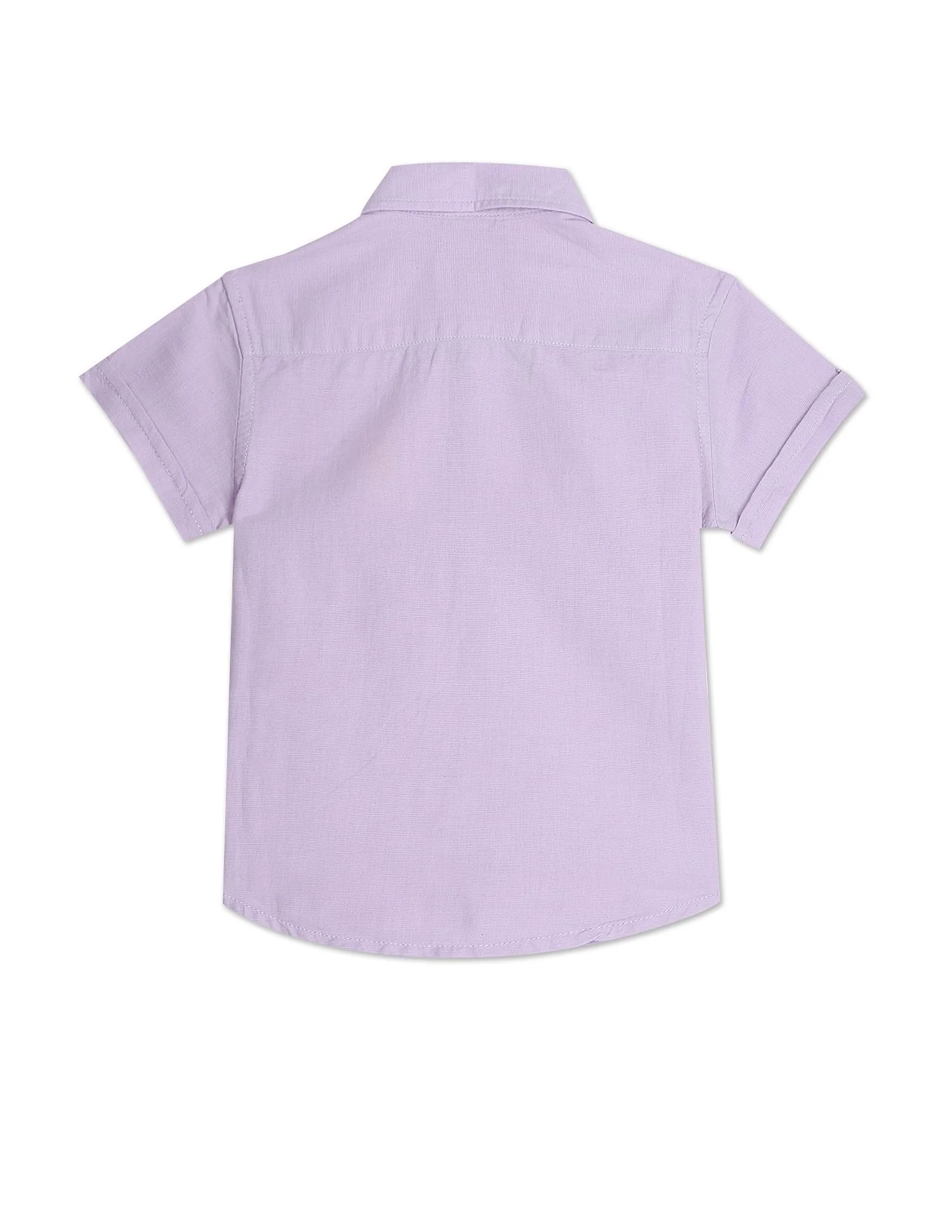 Embroidered Logo Solid Shirt - Image 2