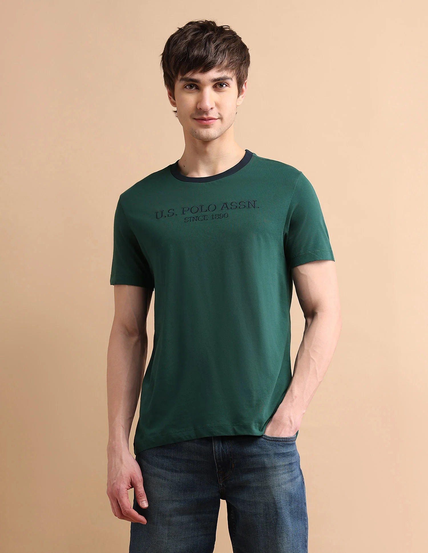 Embroidered Logo T-Shirt - Image 6