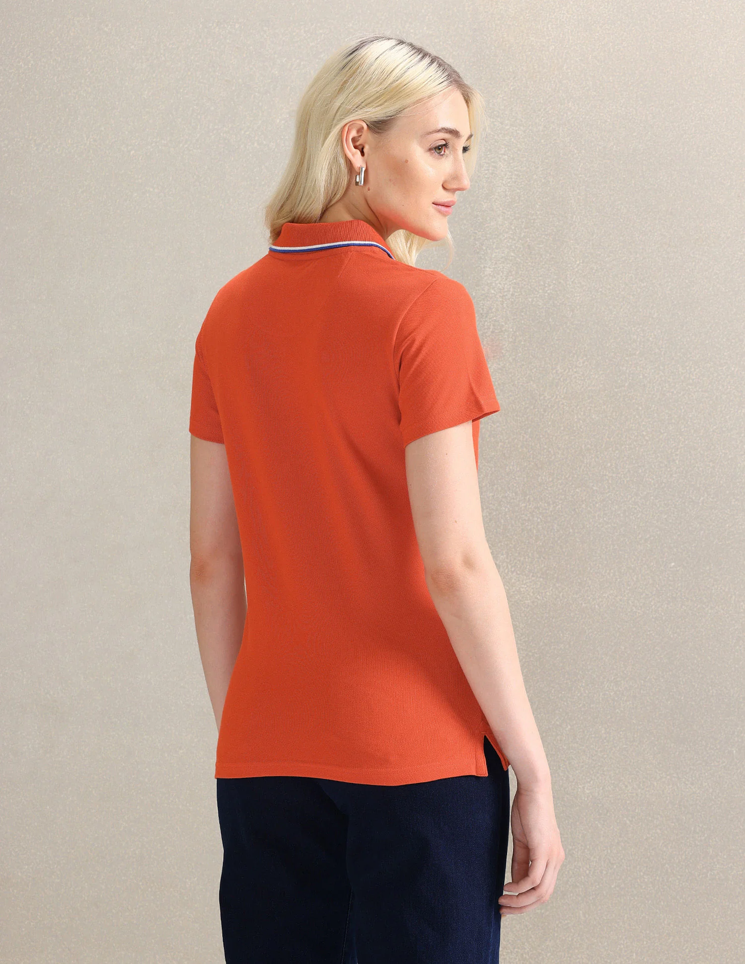 Embroidered Logo Tipped Polo Shirt - Image 5
