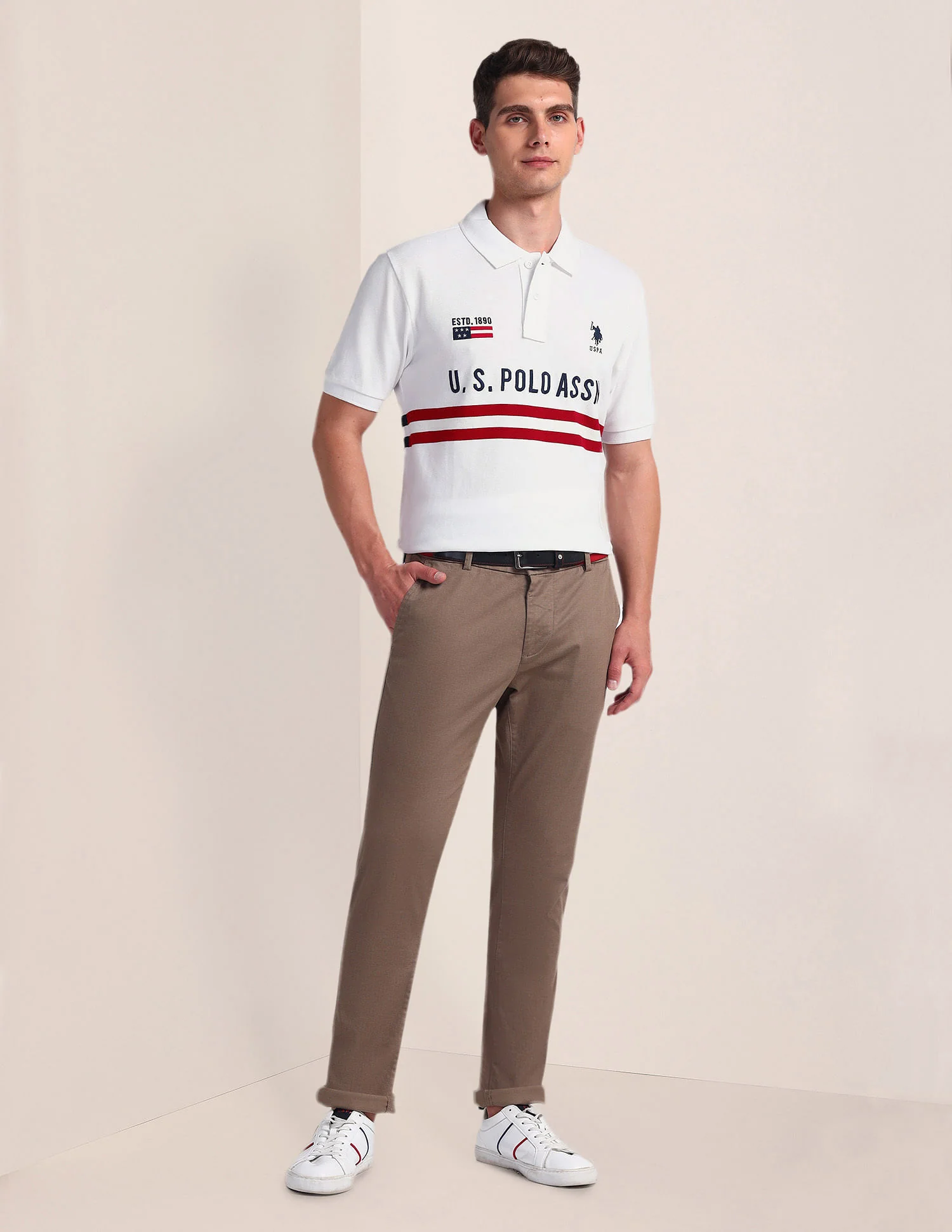 Embroidered Slim Polo Shirt - Image 3