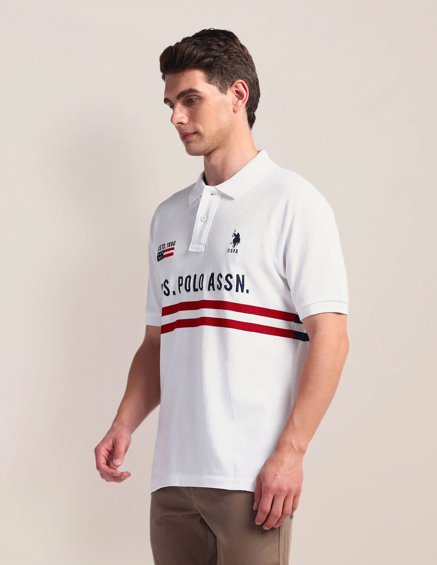 Embroidered Slim Polo Shirt - Image 4