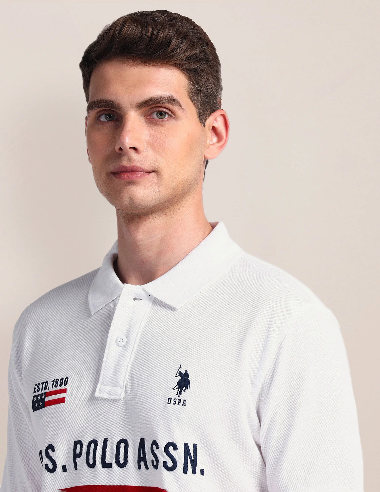 Embroidered Slim Polo Shirt - Image 7