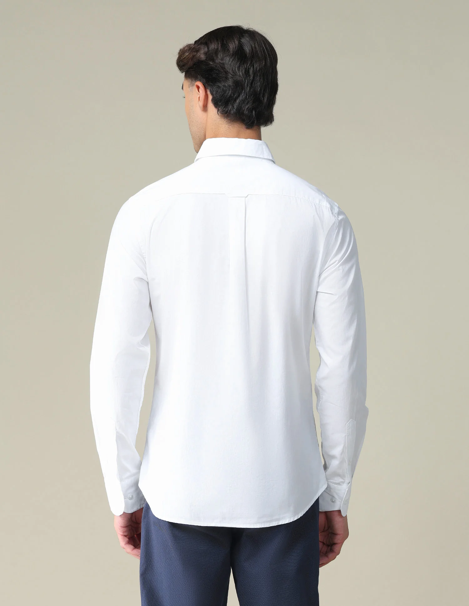 Engineered Stripe Cotton Casual Shirt - Image 5