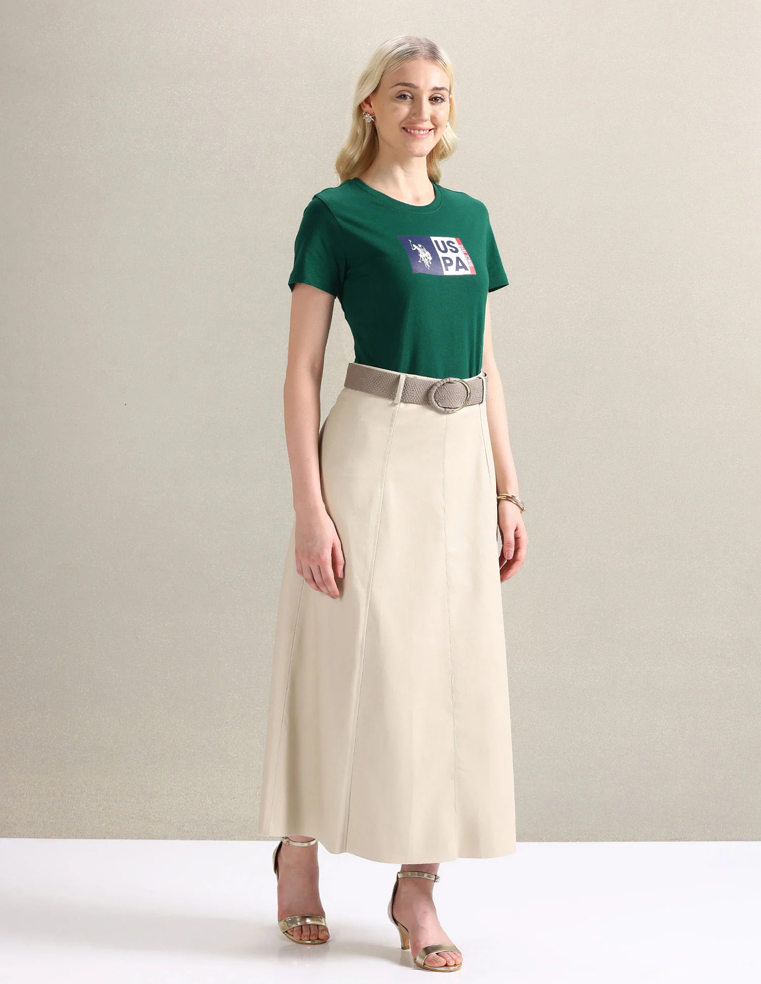 Flag Print Cotton T-Shirt - Image 3